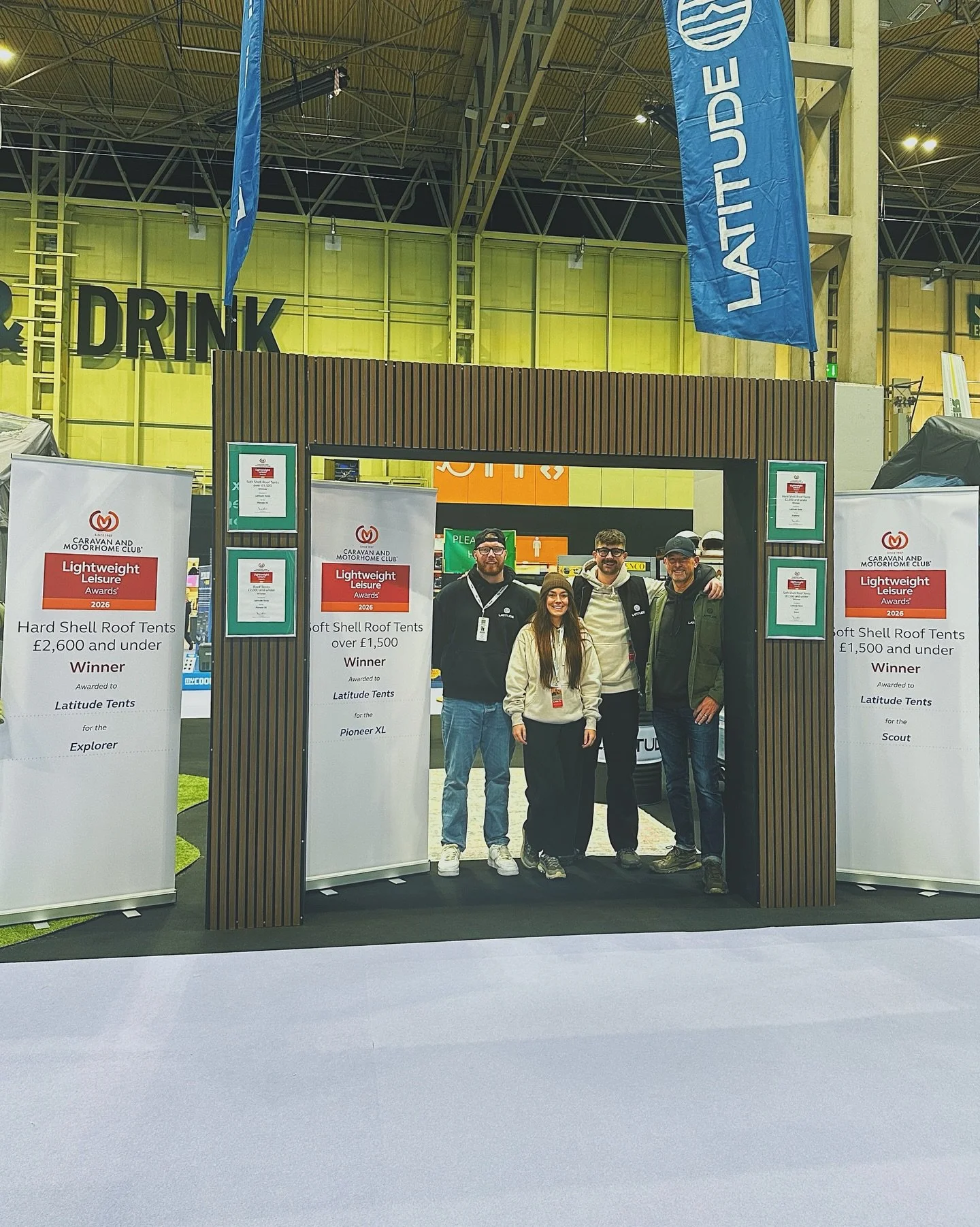 We entered all 4 roof tents into to @candmclub Light Weight Leisure Awards and the Pioneer came 2nd&hellip; But the Scout came 1st! 🥇 The Pioneer XL came 1st! 🥇 and the Explorer came&hellip;.. 1st! 🥇 all in their respective classes. 
A massive tha