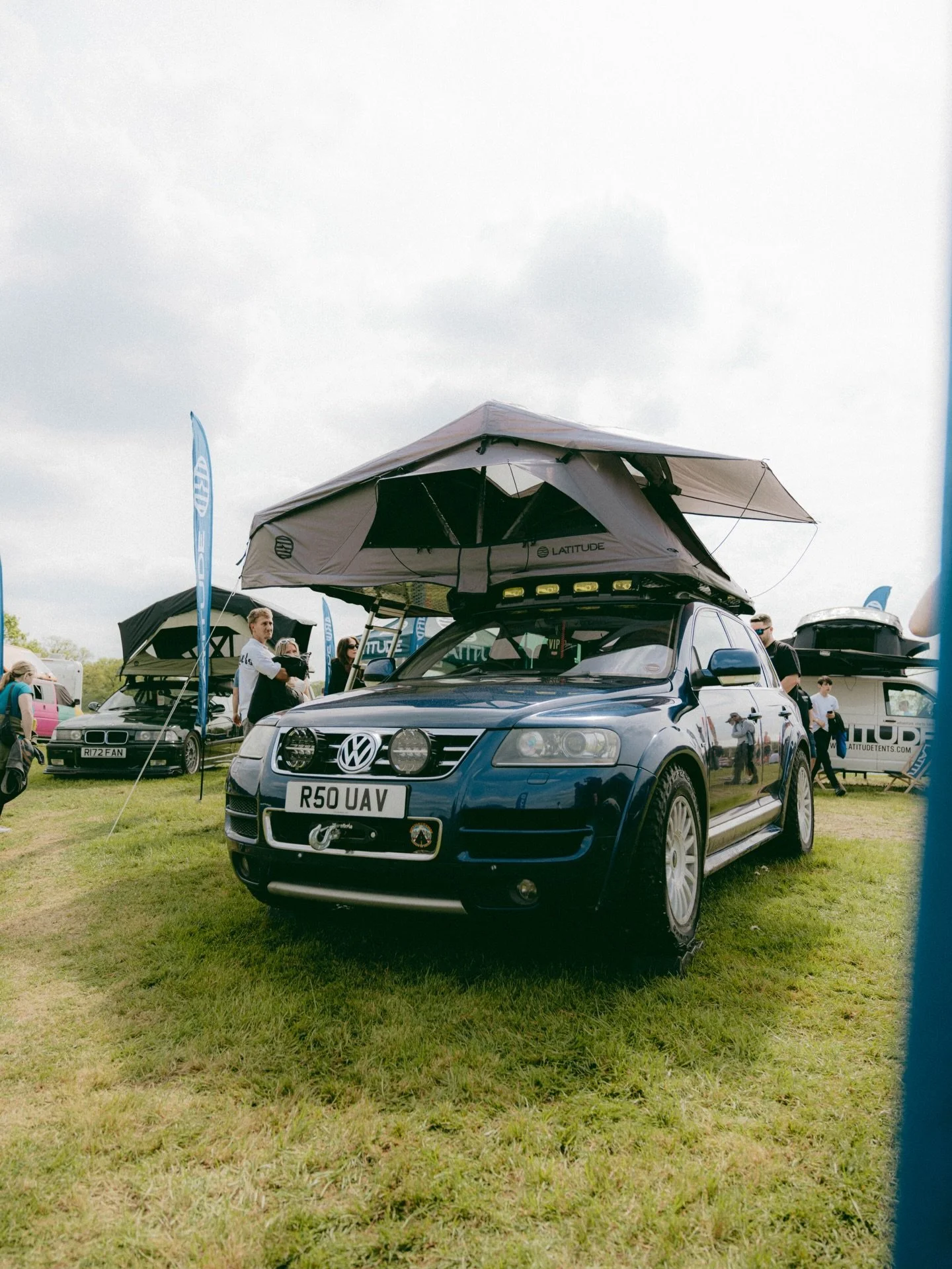 We had a great trip and camp to see some old friends and plenty of new faces at @shedfest.official 

The Touareg &amp; Transporter sported the big Pioneer XL, the Rav 4 &amp; M3 showing off the Pioneer and the E36 had the lightweight Scout on display
