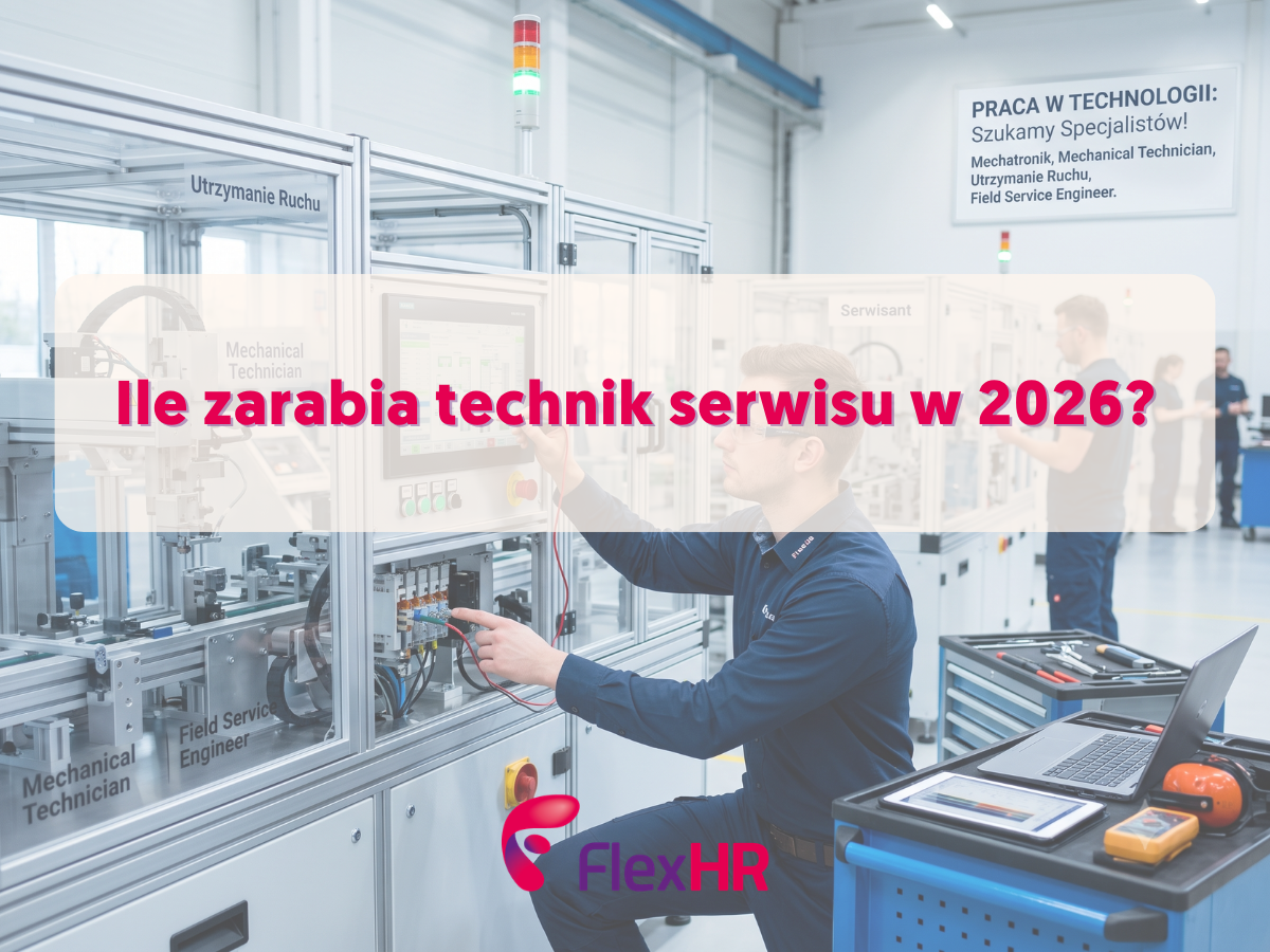 Ile zarabia technik serwisu w 2026? Zarobki, delegacje i benefity w pracy serwisanta maszyn
