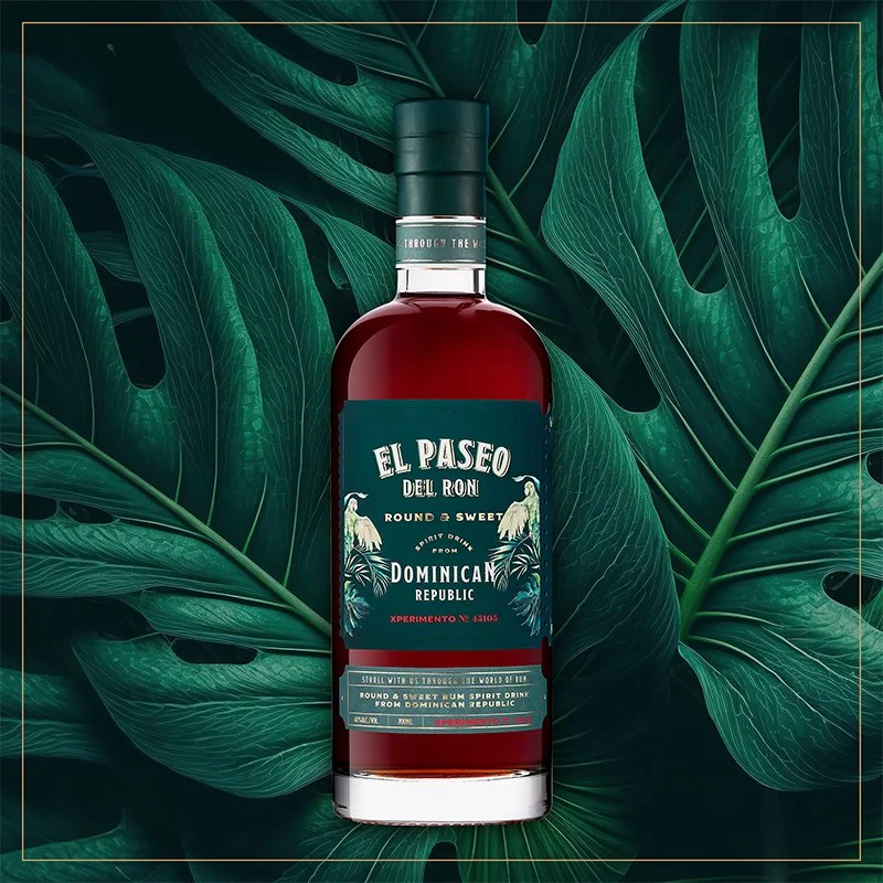 El Paseo Del Ron Xperimento Dominican rum aged in bourbon casks with sweet notes of honey, muscovado sugar and exotic spices