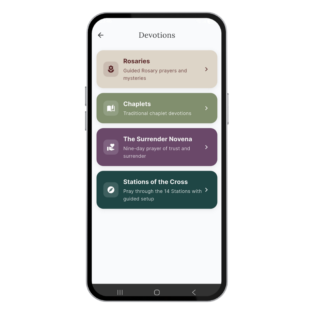 Catholic Rosary, Novena, Stations of the Cross and Litanies in one app