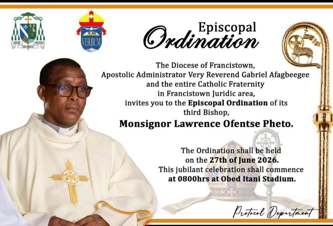Episcopal Ordination - Bishop of Francistown