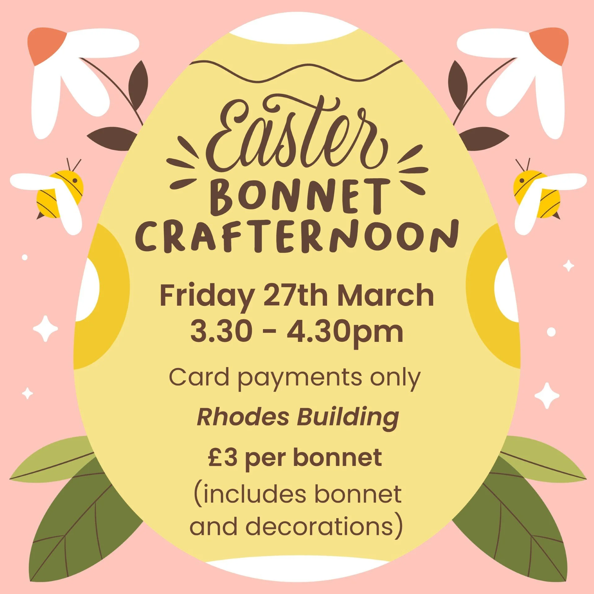 Easter Bonnet Crafternoon 2026
