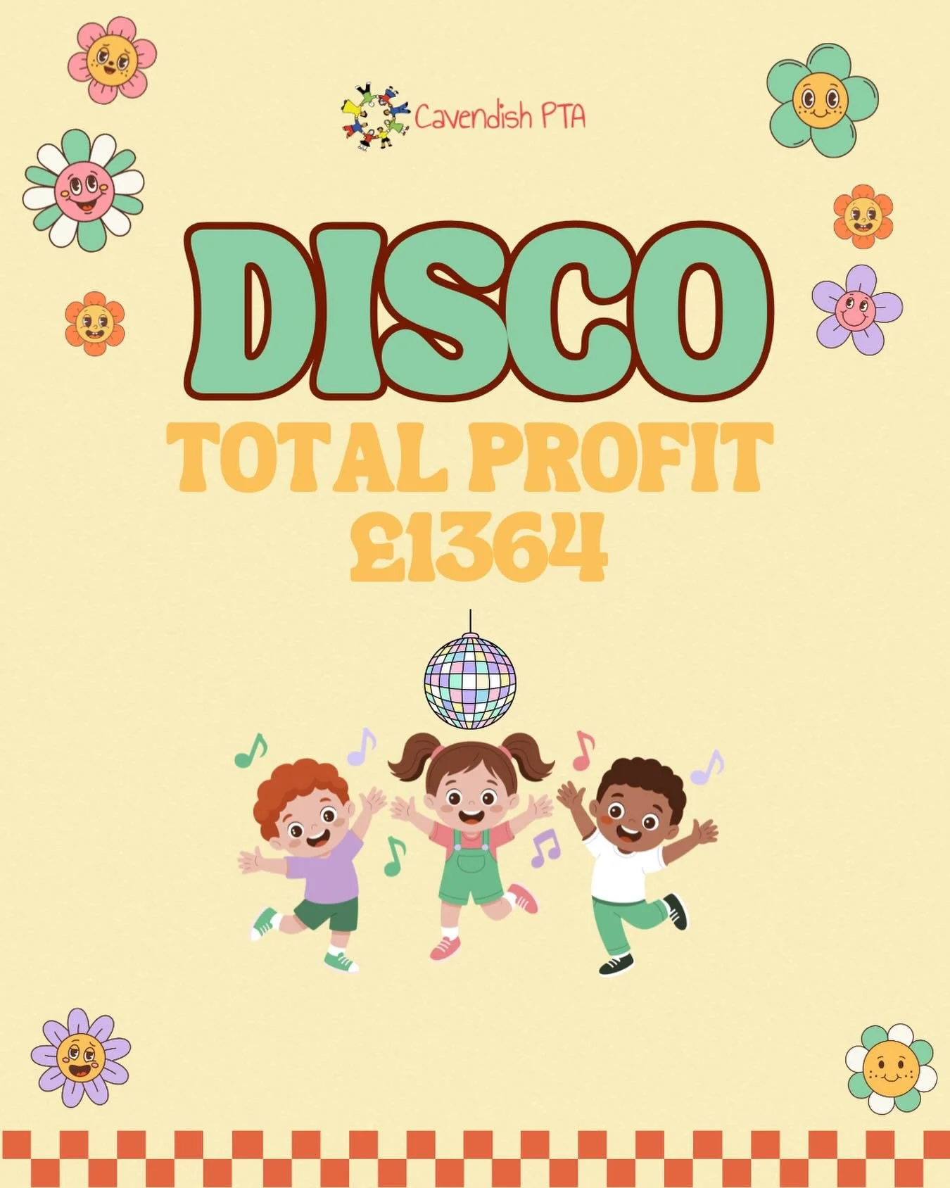 We&rsquo;re thrilled to announce that we raised &pound;1364 at our discos this year! Thank you to everyone who bought a ticket and of course a huge thank you to all our wonderful volunteers! The money raised will be put straight back into the school 