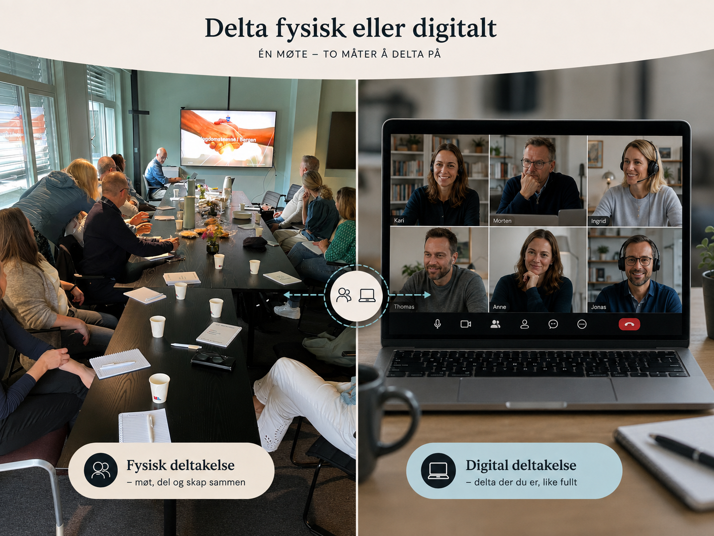 Nå starter vi opp frokostmøtene igjen – og åpner for flere møteplasser