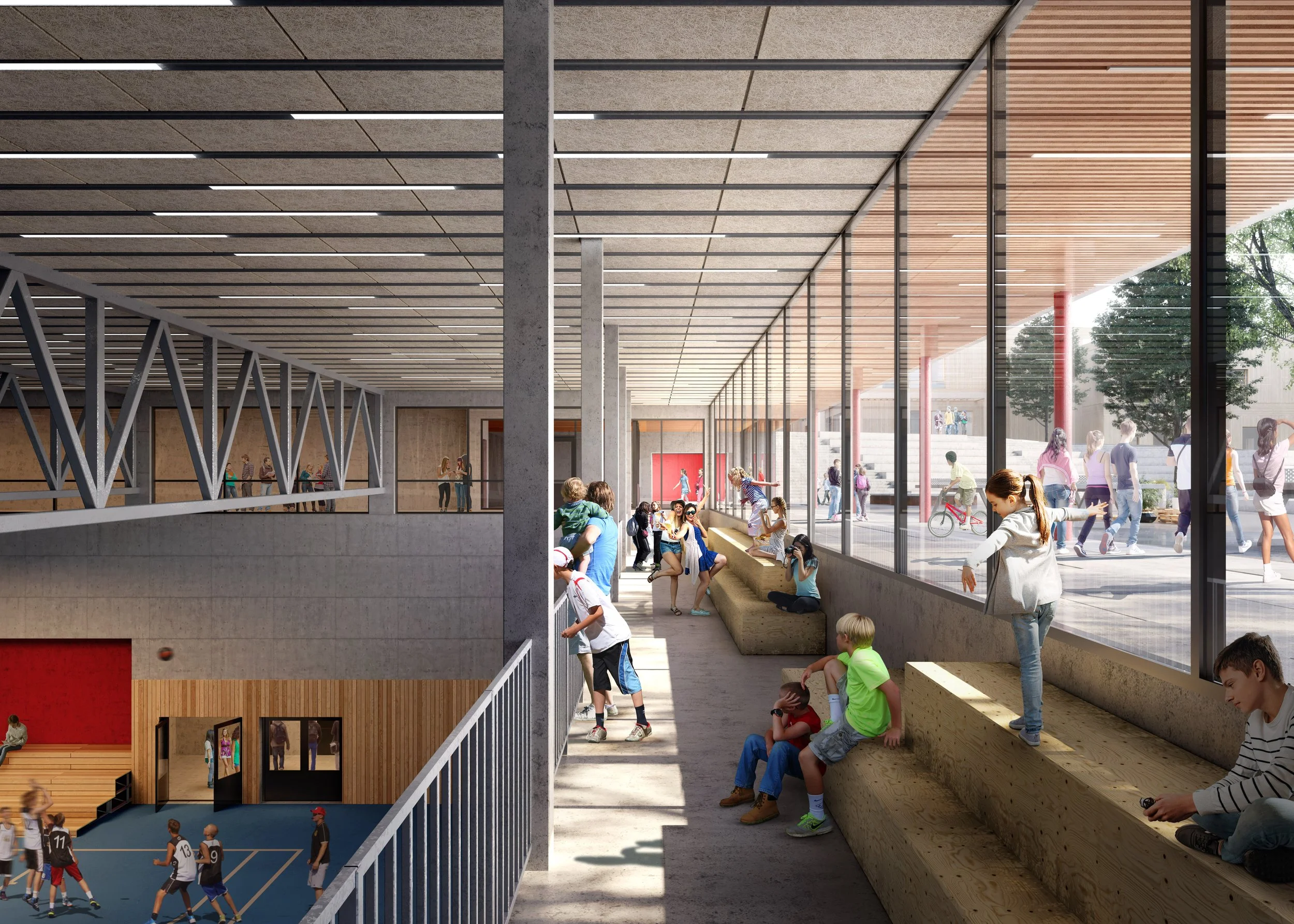 OKSENØYA SKOLE FLERBRUKSHALL