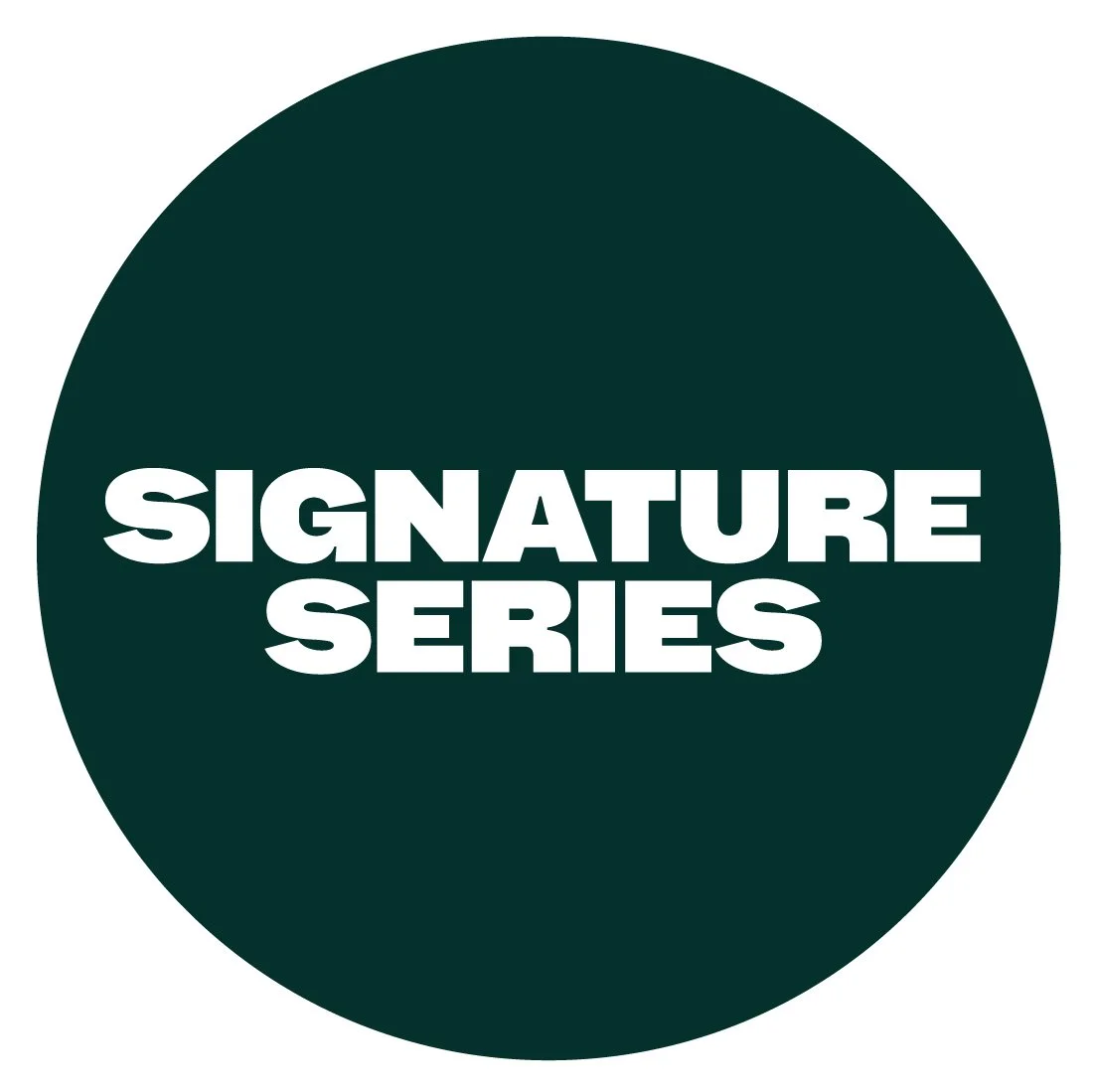 Circular logo for Raymond Capaldi Signature Series, established in 2023.