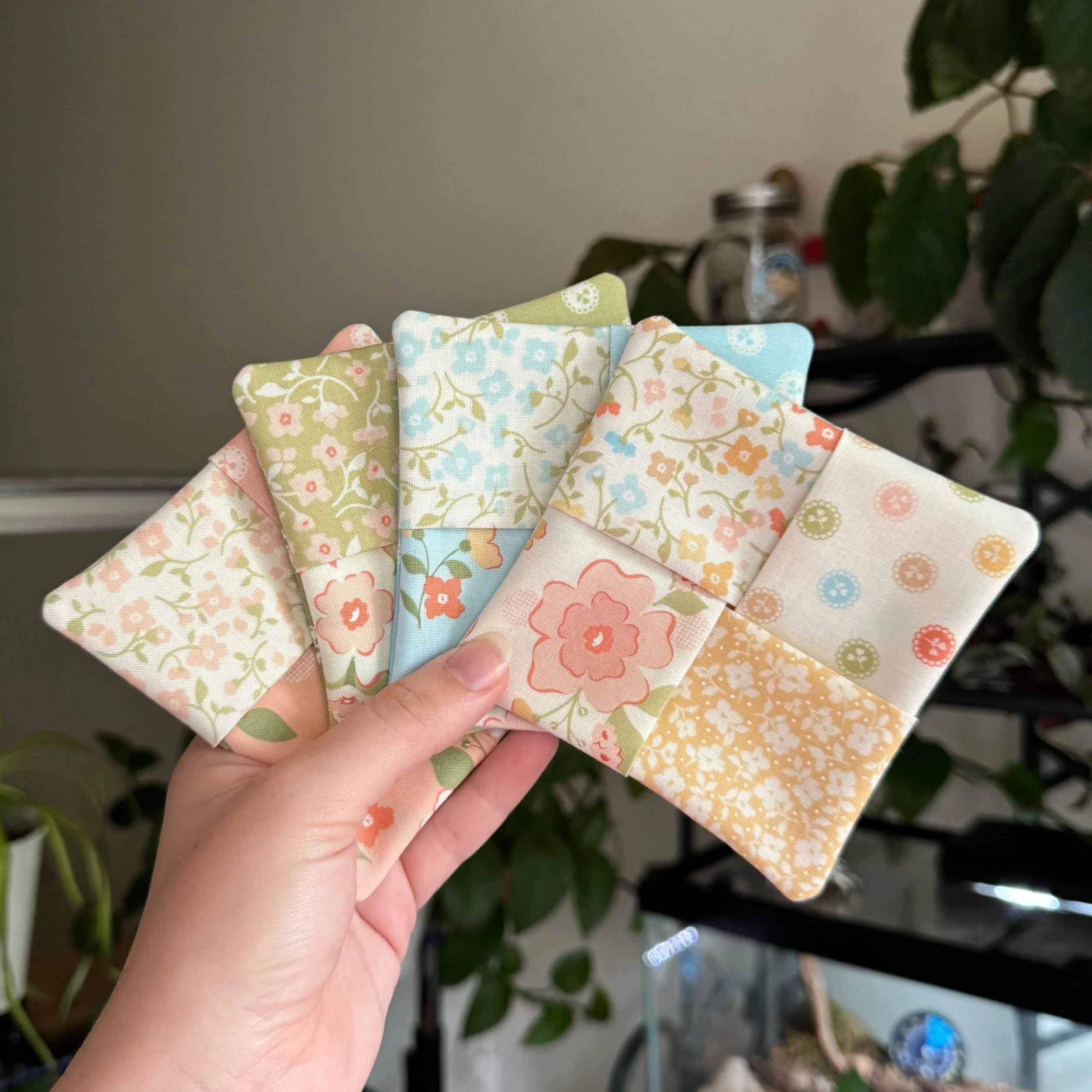 Spring Into Summer Fabric Coaster Set