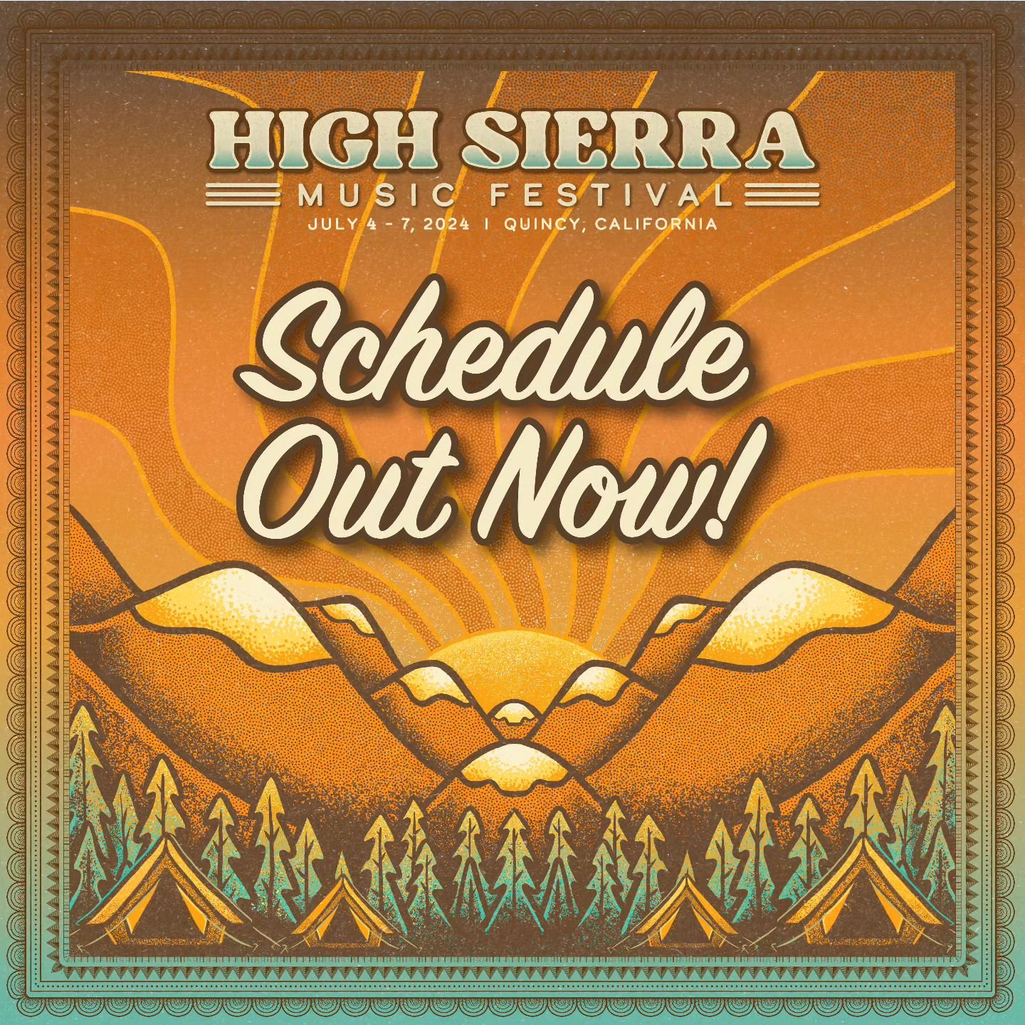 It's here!

Check out the schedule, map out your must-see acts, leave some room open to find some unexpected gems, and get ready to dance, laugh, and make memories that will last a lifetime in the heart of the stunning High Sierra.

Link in story!

#