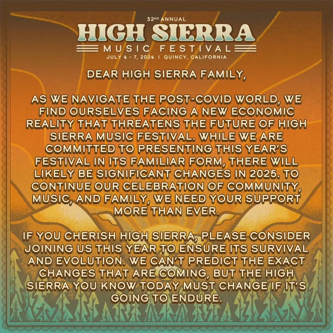 #HighSierraMusicFestival🌄🎻 needs YOU 

Join our ambassador program today.

Link in story!
