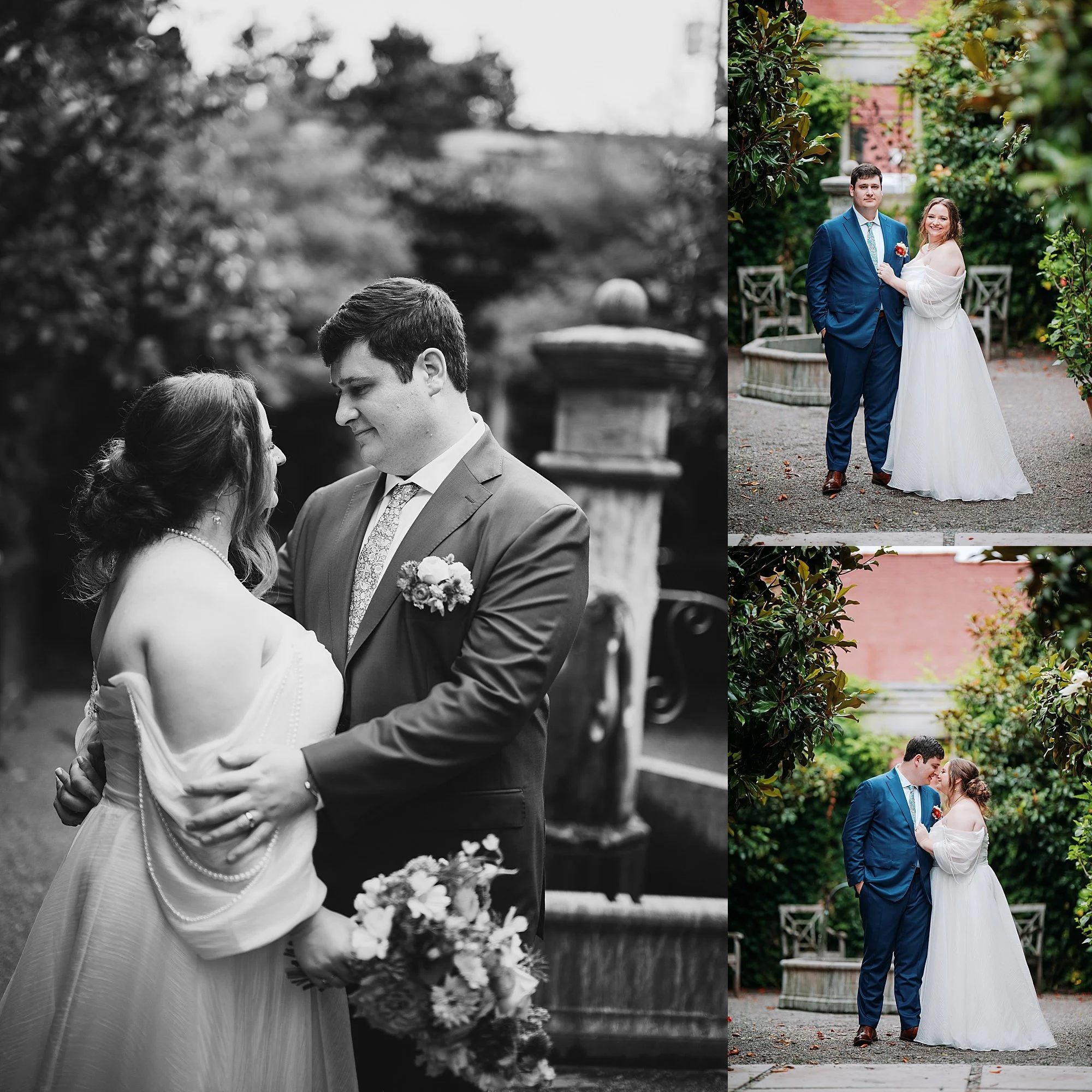Wedding portraits at The Apiary in Lexington, Kentucky