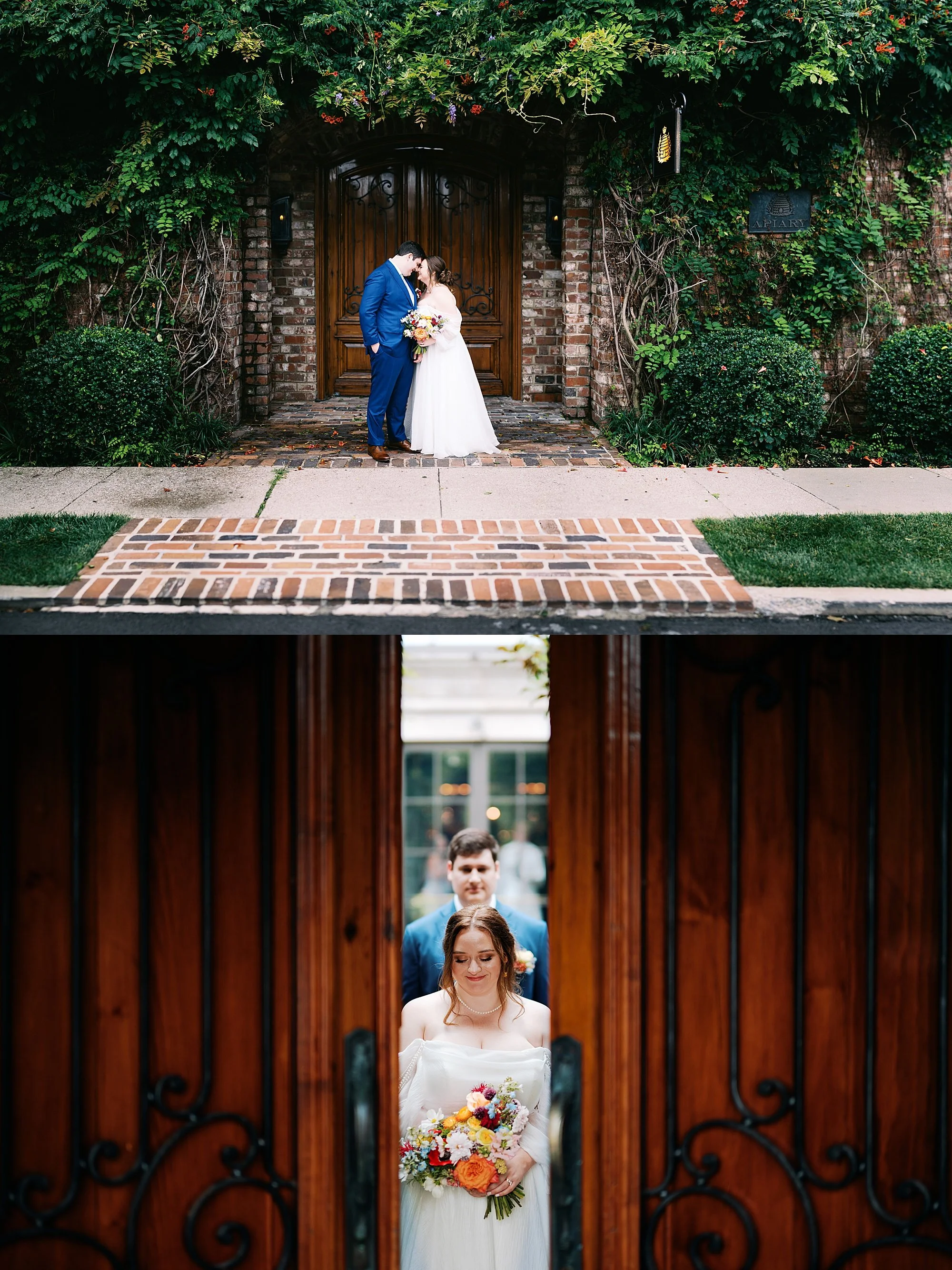 Wedding portraits at The Apiary in Lexington, Kentucky