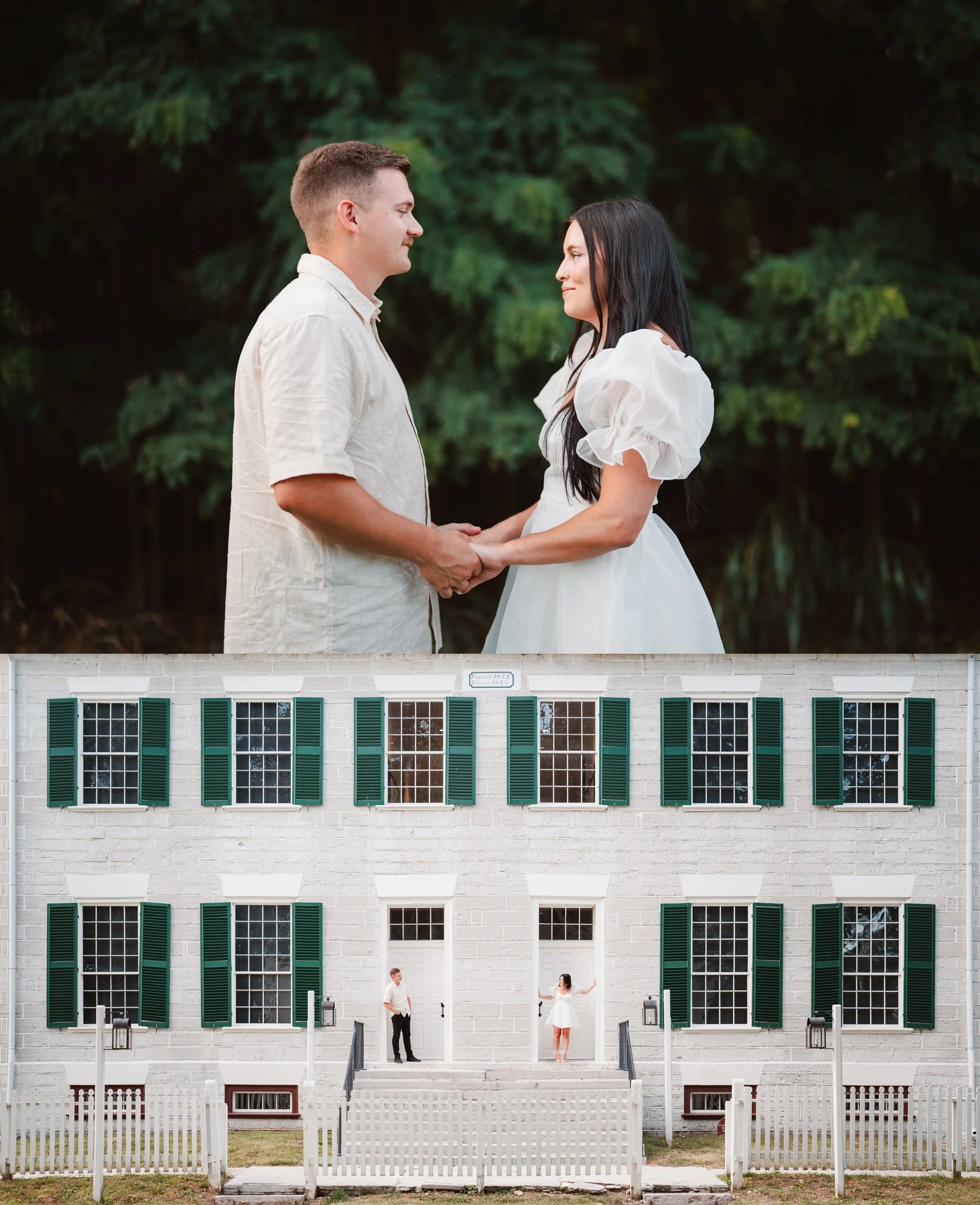 A creative engagement session at Shaker Village