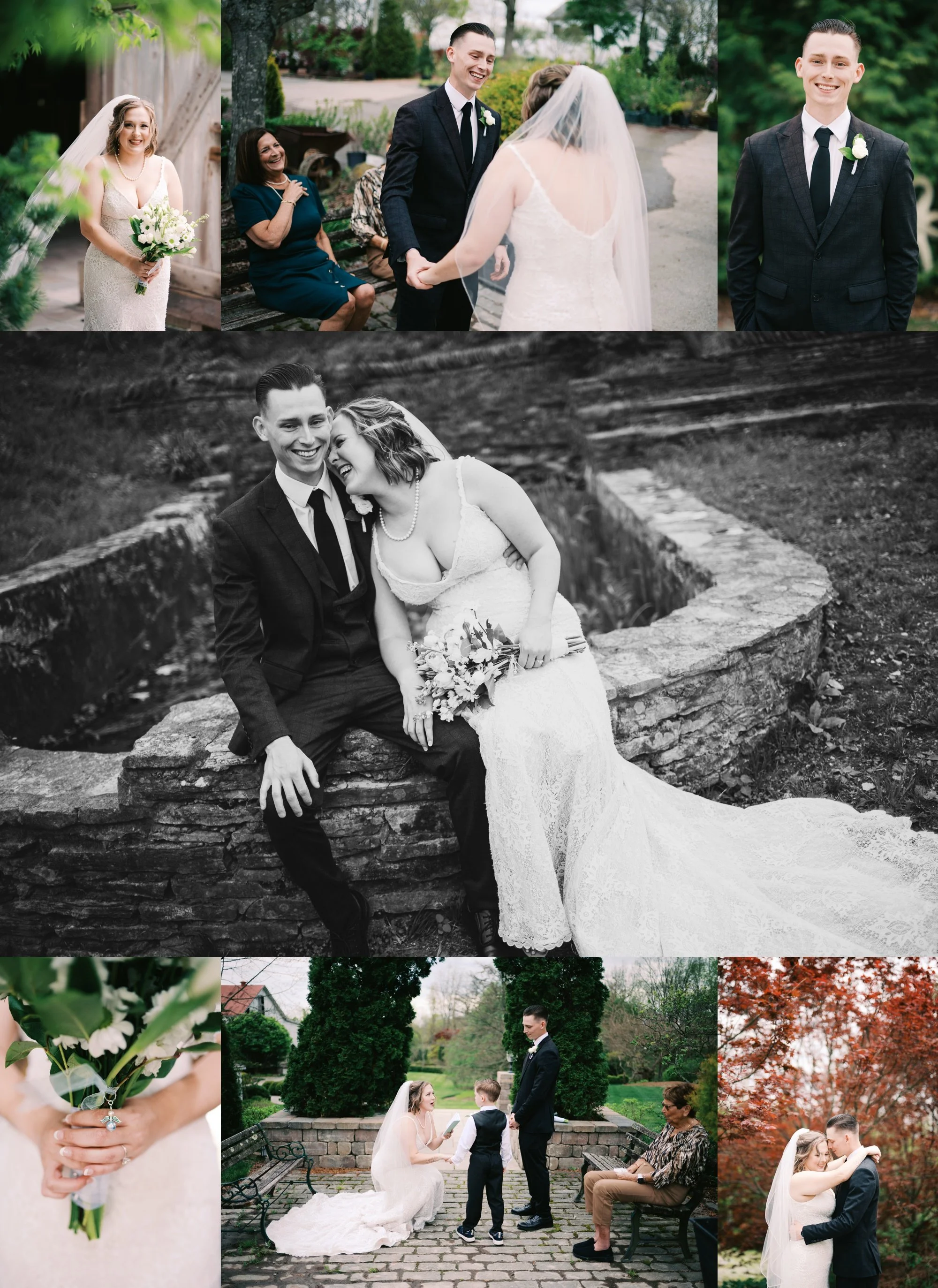 A small, celebratory spring elopement at Springhouse Gardens in Nicholasville, KY — captured by a documentary wedding photographer based in Lexington, Kentucky.
