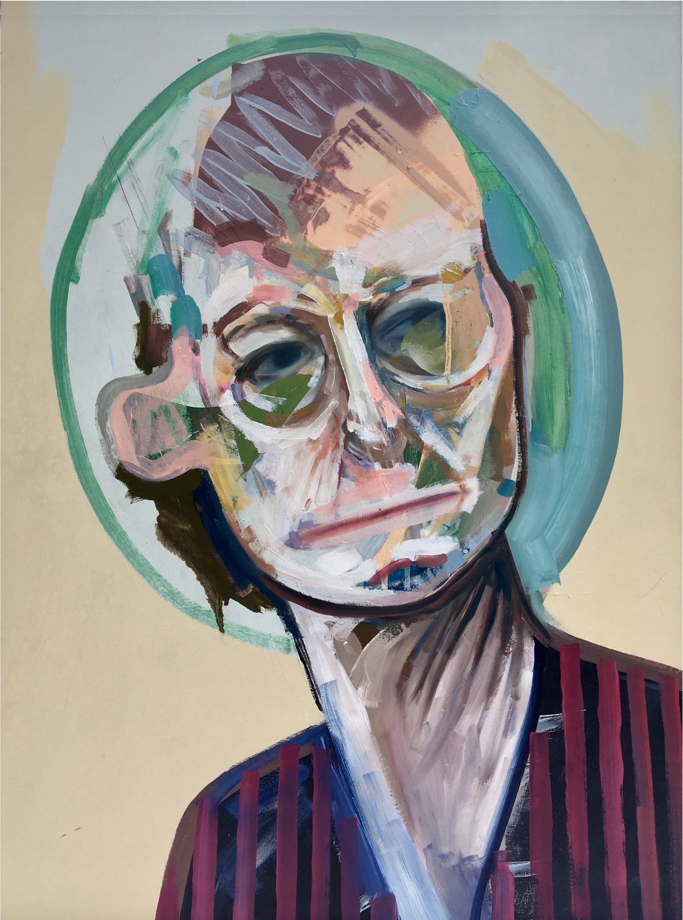 QKThr - Oil on Board - 60 x 80cm - 2020