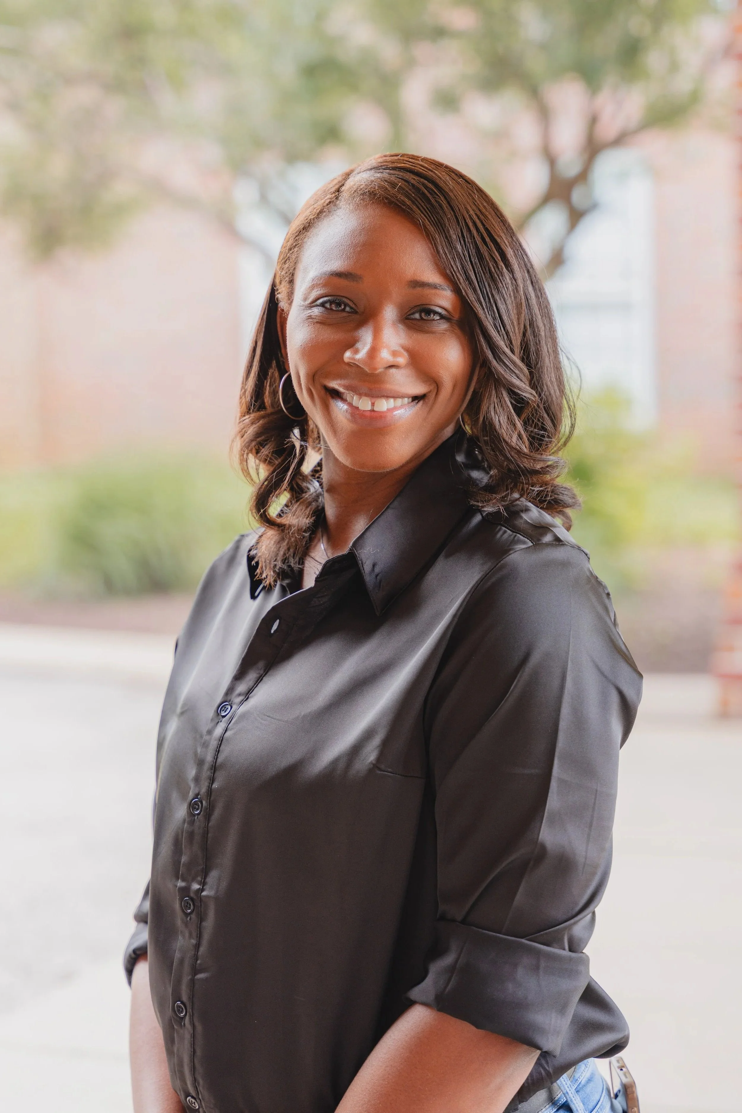 Outdoor headshot of Monica Jones, Clinical Manager at H&V