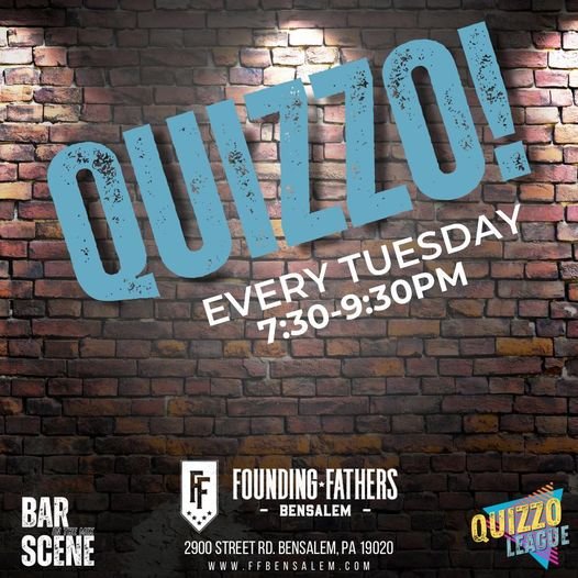 Feeling competitive? Gather your quizzo crew &amp; come play tonight at 7:30pm! Hosted by @inthemixbarscene! Sip on $5 Tito's drinks while you put your trivia skills to the test - Let the games begin! 🎉
~~~
#FFBenSalem #Quizzo #QuizzoGram #InstaQuiz