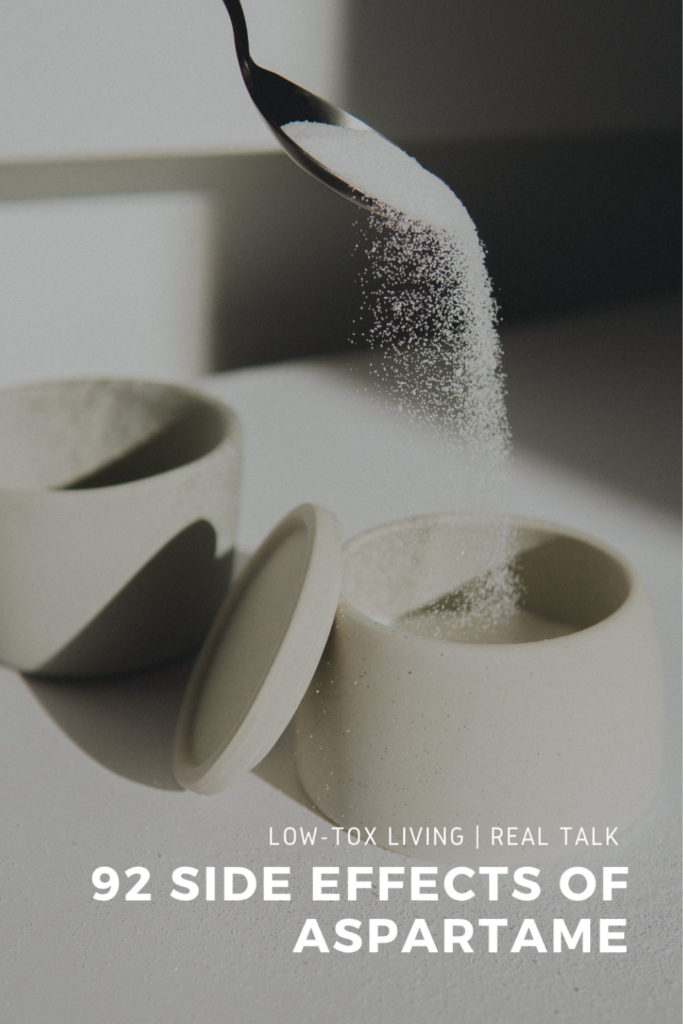 92 Side Effects of Aspartame