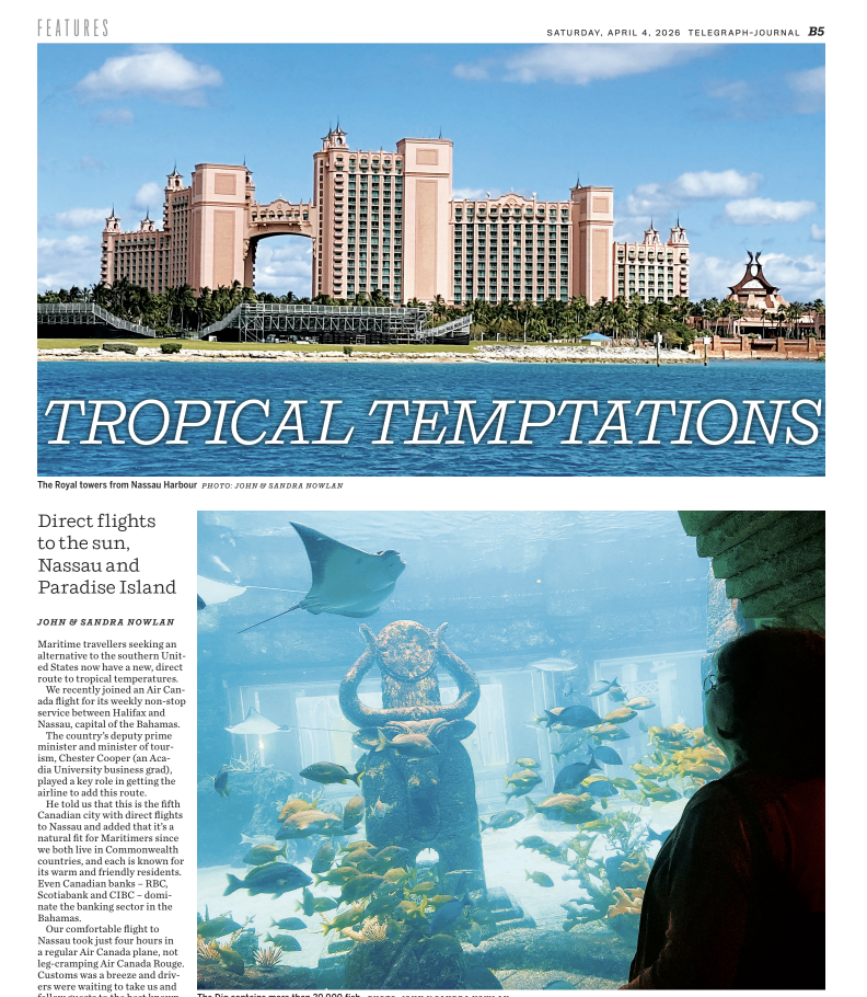Telegraph Journal: Tropical Temptations