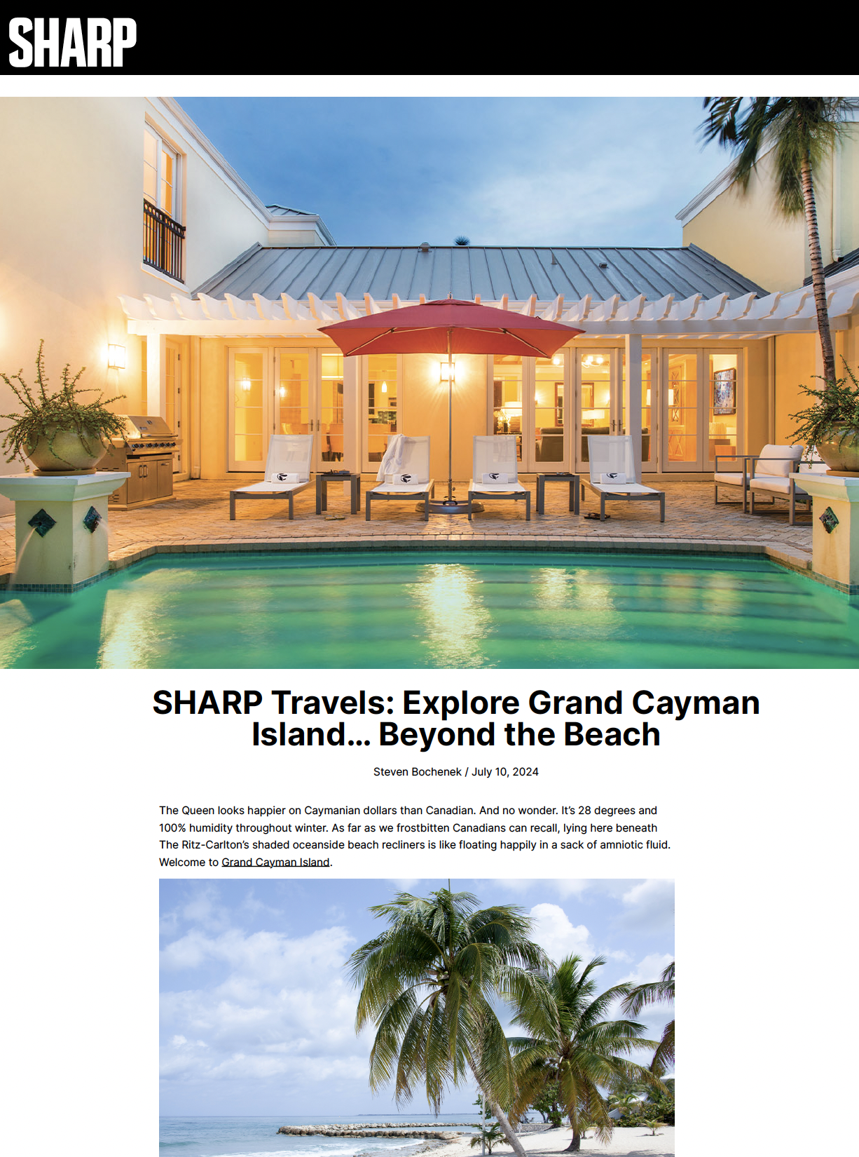 Sharp Magazine: SHARP Travels: Explore Grand Cayman Island… Beyond the Beach