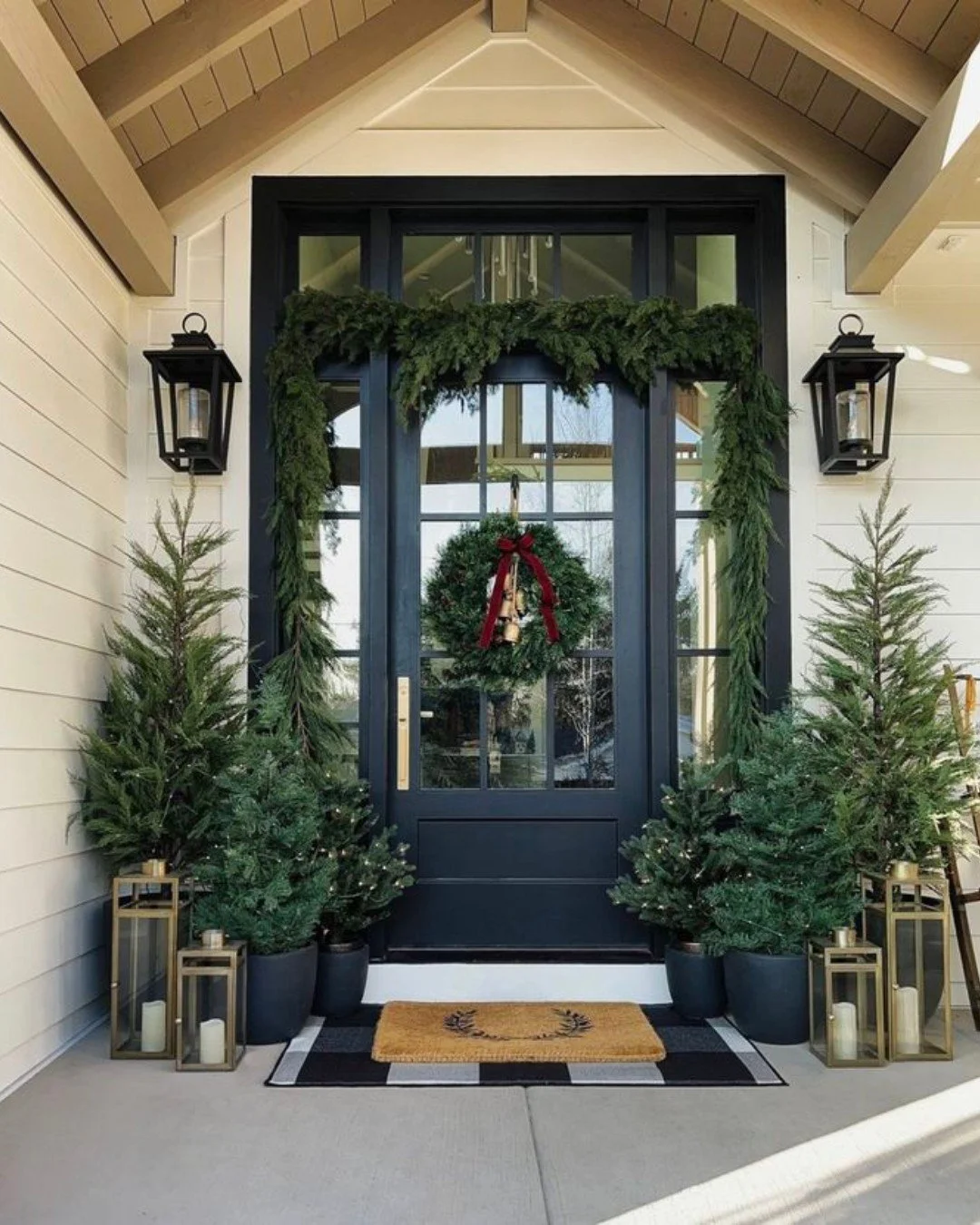 The holiday spirit starts right at your front door! 🎄✨ Your porch sets the tone for the season, so let&rsquo;s make it magical.

🎁 Layer greenery with festive garlands or a seasonal wreath.
✨ Add lanterns or string lights for a cozy glow.
❄️ Incorp