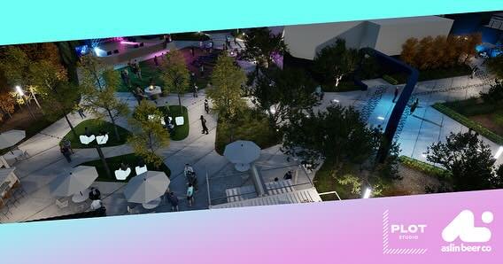 We&rsquo;re excited to share a sneak peek of our latest collaboration with @aslinbeerco - an impactful reimagining of an underutilized parking lot into a vibrant, multi-use outdoor space.
 
PLOT Studio worked closely with the Aslin team to help trans