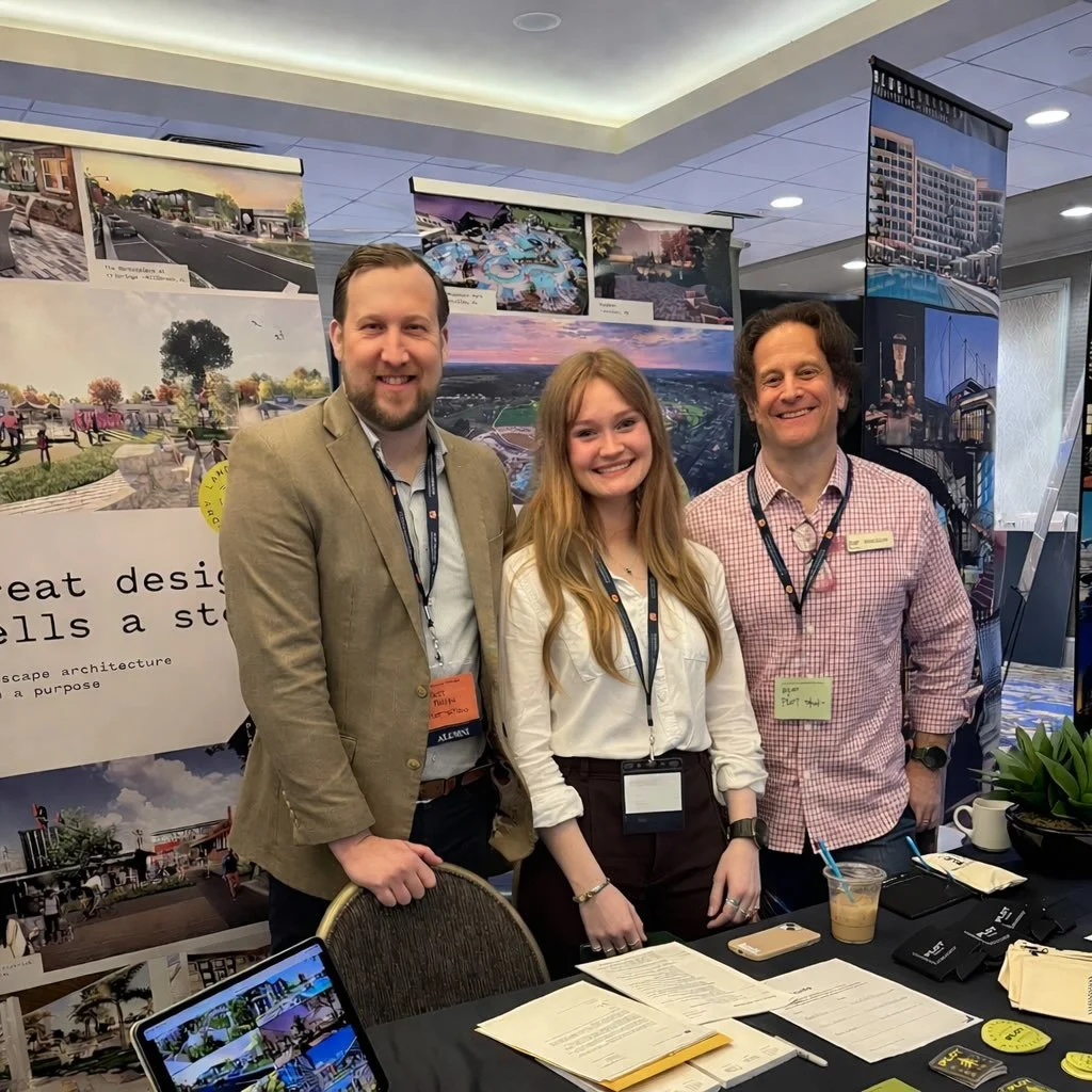 The PLOT Studio team had the chance to meet so many talented and thoughtful students at the Auburn University APLA Career Fair.  We continue to be impressed by their design thinking and passion for the profession.

Thank you to everyone who stopped b