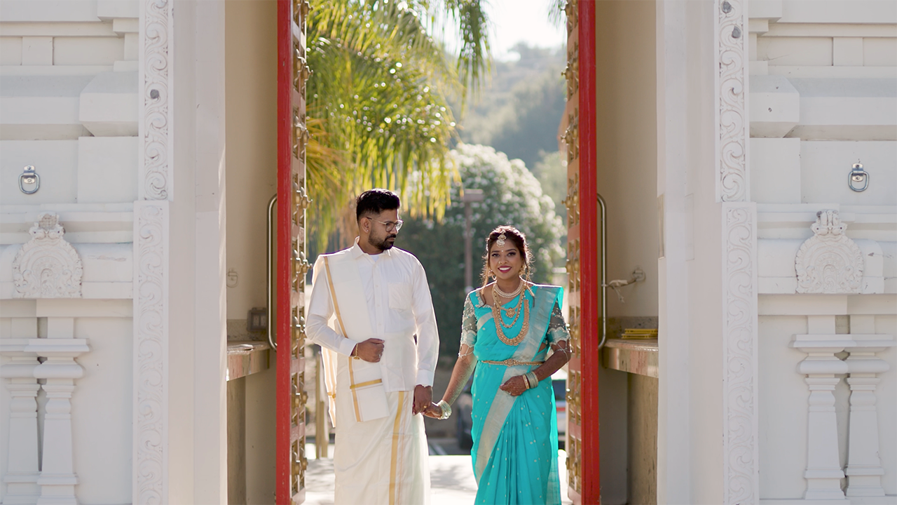 Los Angeles Tamil Hindu Wedding at Malibu Hindu Temple: Sri &amp; Sid’s Cinematic Film | One Story Weddings