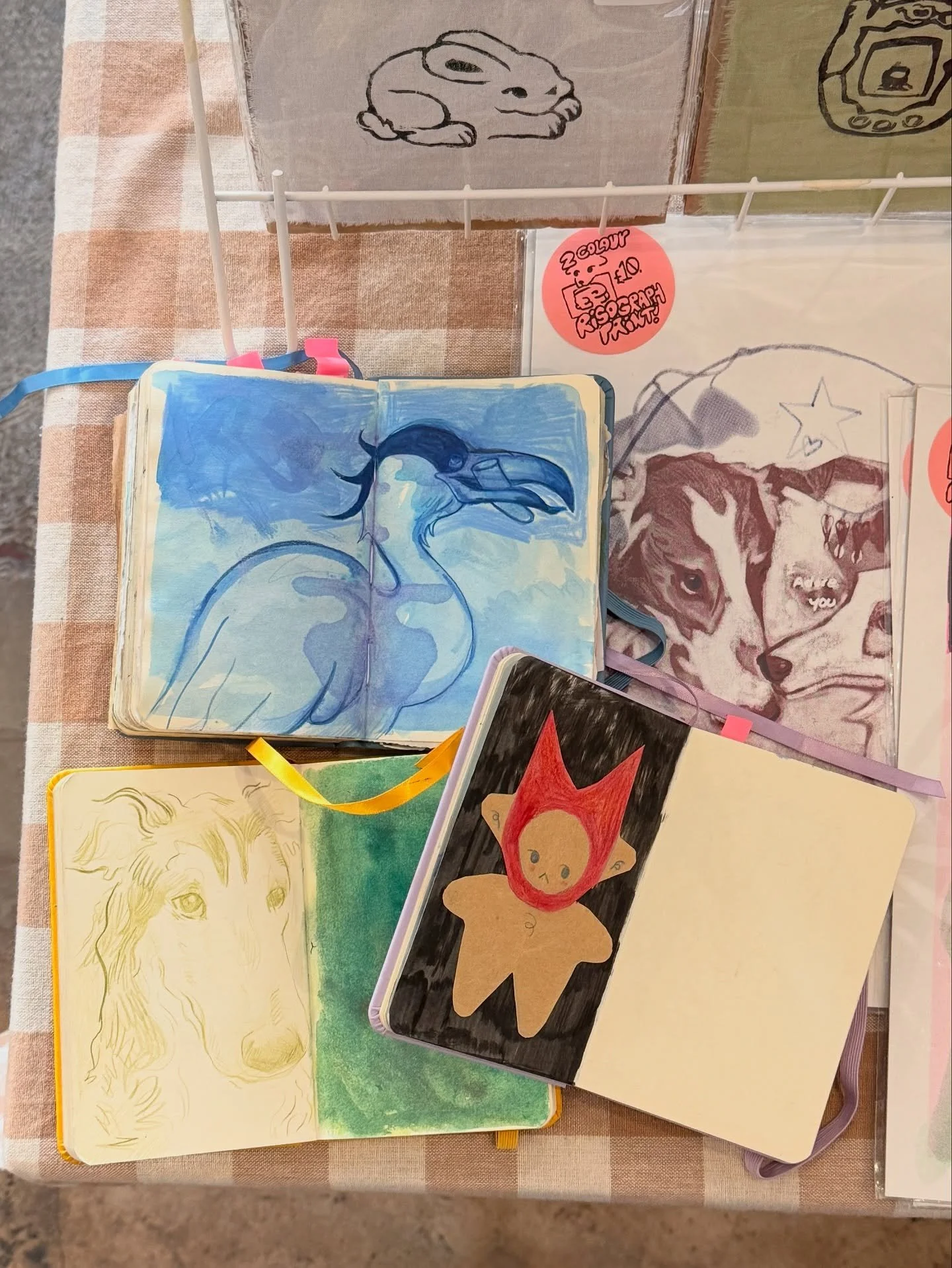 Thankyou @lookout.fair &lt;3 norwich was amazing!! so cool to be along side so many amazing artists, everyone was so lovely and creative :&rsquo;D got so many goodies and inspiration hehe

Tysm to everyone that stopped by too! My next market is a bit