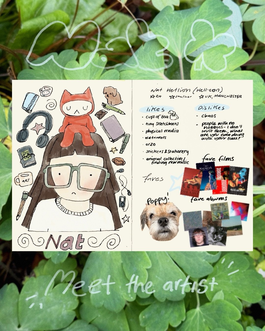 Always wanted to make a #meettheartist just never found the time but it&rsquo;s my birthday so I thought it would be the perfect day to finally create one 😌

I feel so lucky and grateful, can&rsquo;t wait to spend another year creating, making and d