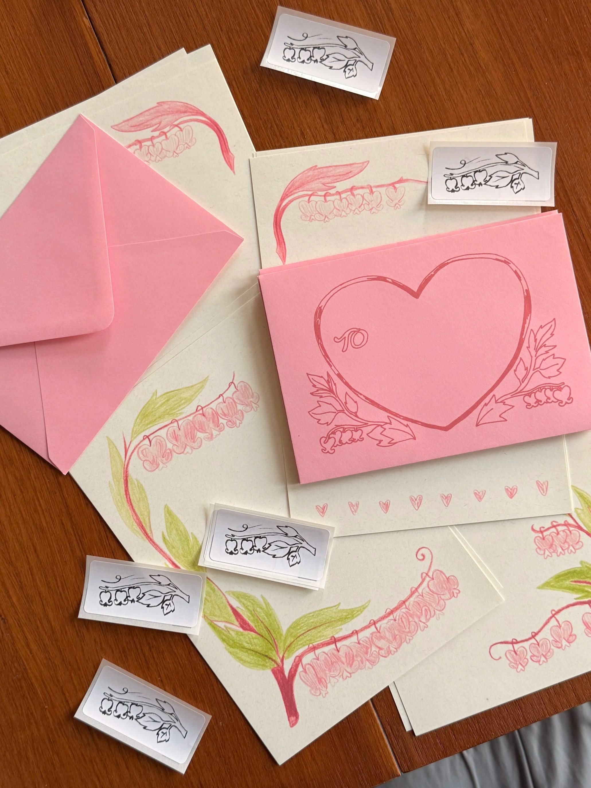 *NEW* Bleeding Hearts Letter Set