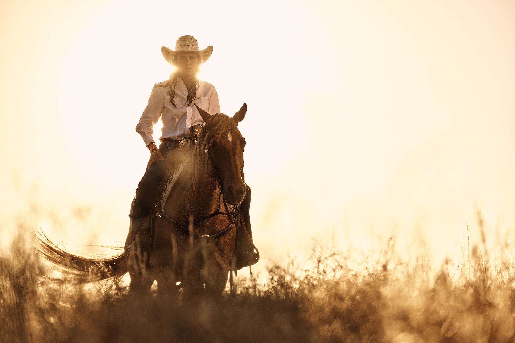 Quanta trades recruitment campaign at the National High School Finals Rodeo in Gillette, Wyoming, commercial photography by Dag Larson, Denver, Colorado photographer