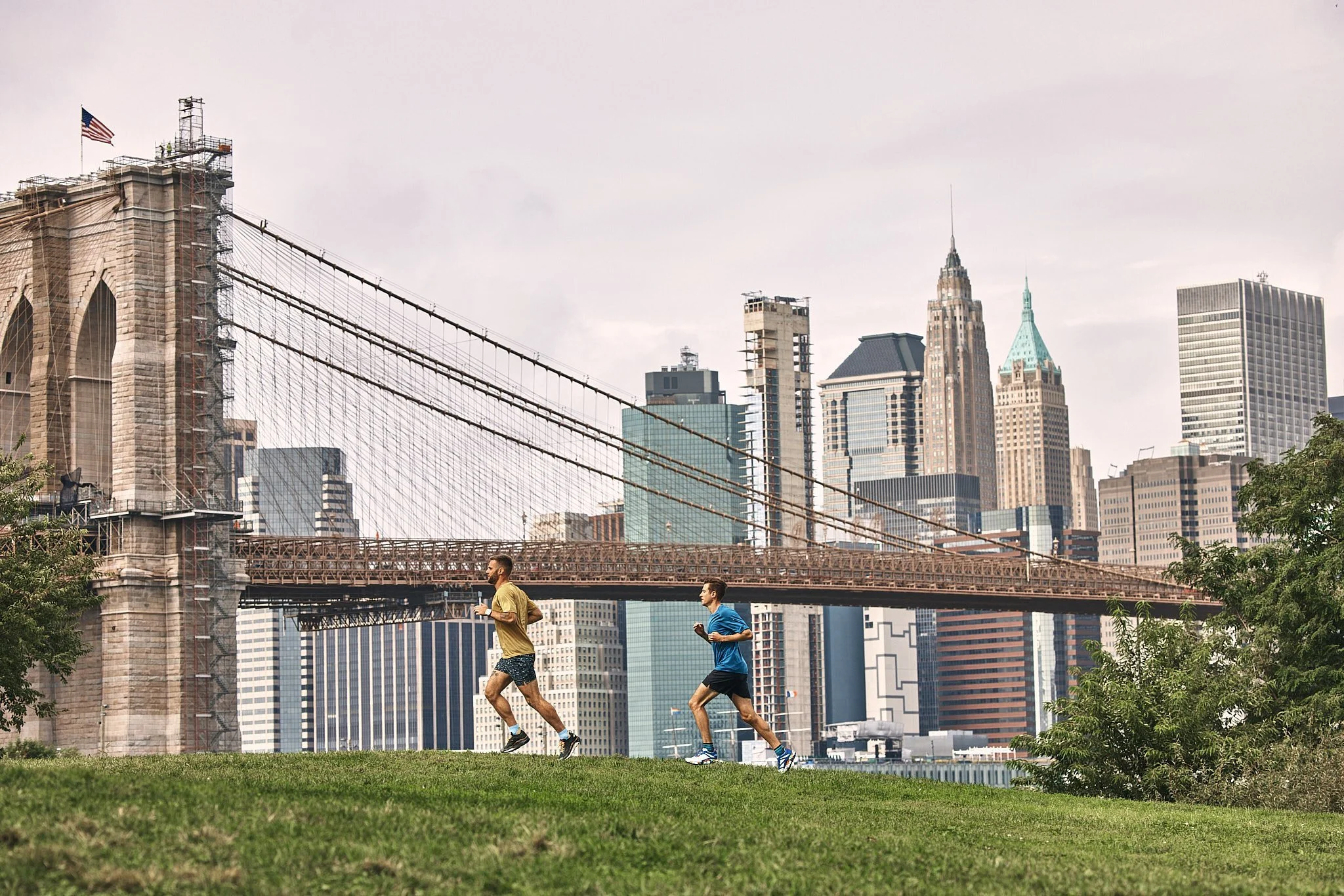 Smartwool Spring 2021 running campaign in New York City — running, commercial photography by Dag Larson, Denver, Colorado photographer