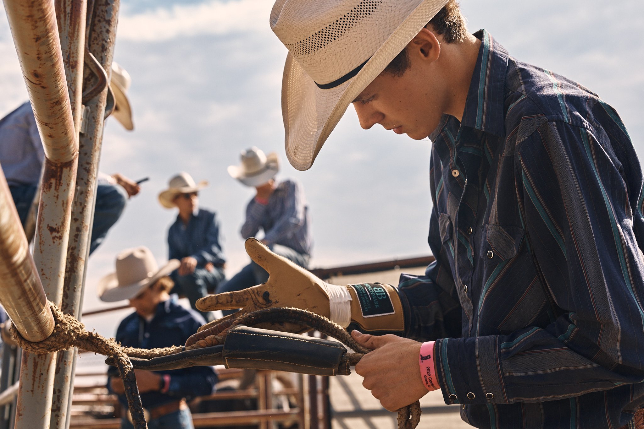 Quanta trades recruitment campaign at the National High School Finals Rodeo in Gillette, Wyoming, commercial photography by Dag Larson, Denver, Colorado photographer