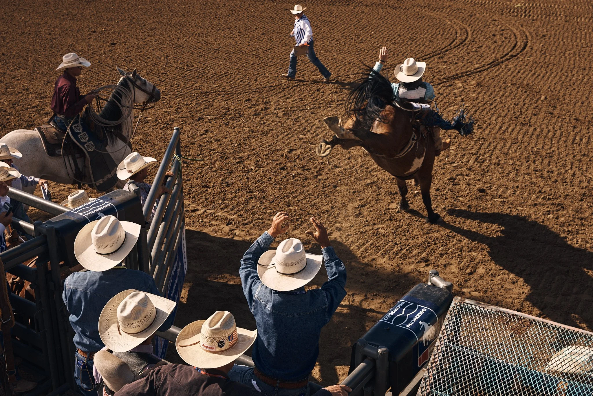 Quanta trades recruitment campaign at the National High School Finals Rodeo in Gillette, Wyoming, commercial photography by Dag Larson, Denver, Colorado photographer