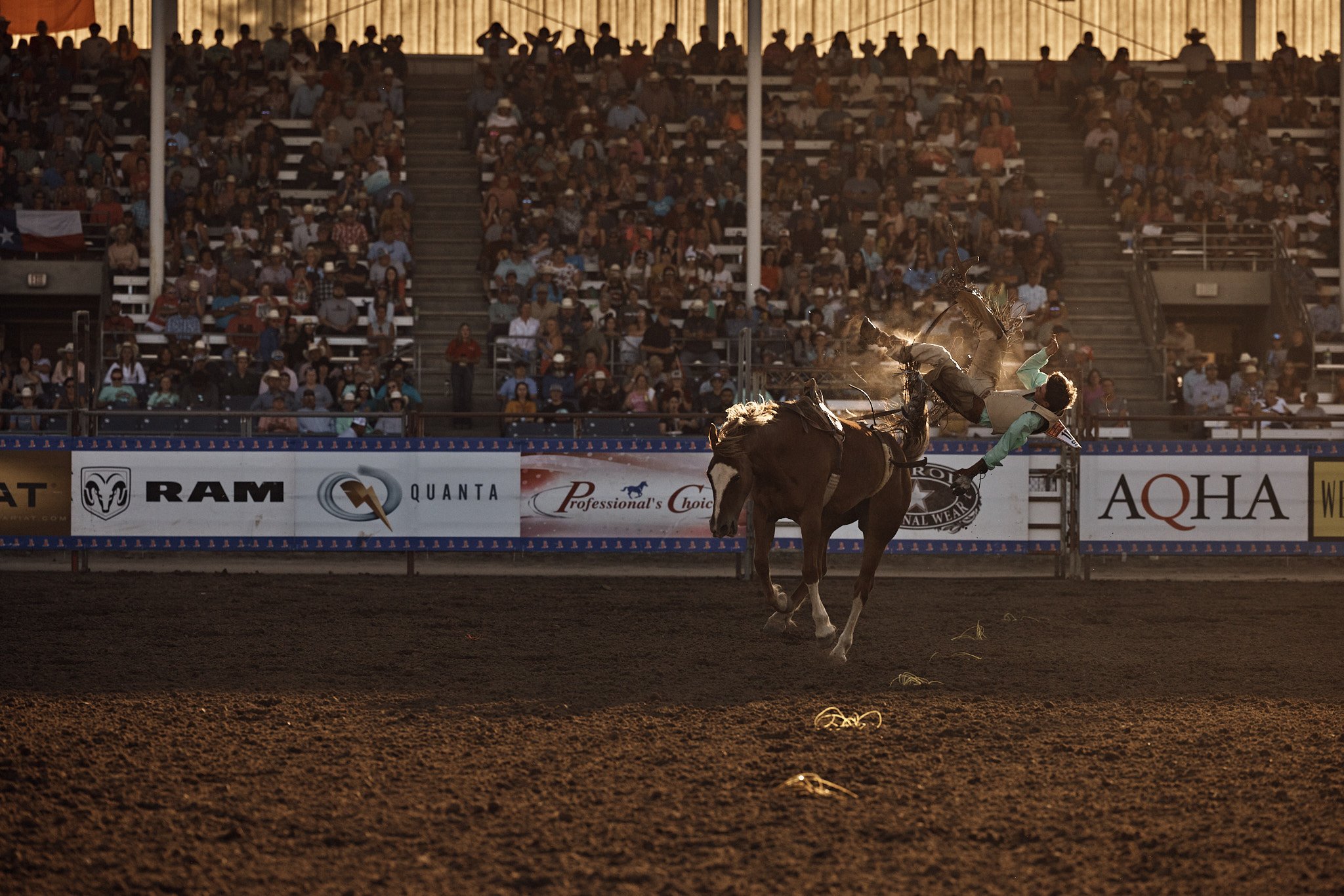 Quanta trades recruitment campaign at the National High School Finals Rodeo in Gillette, Wyoming, commercial photography by Dag Larson, Denver, Colorado photographer
