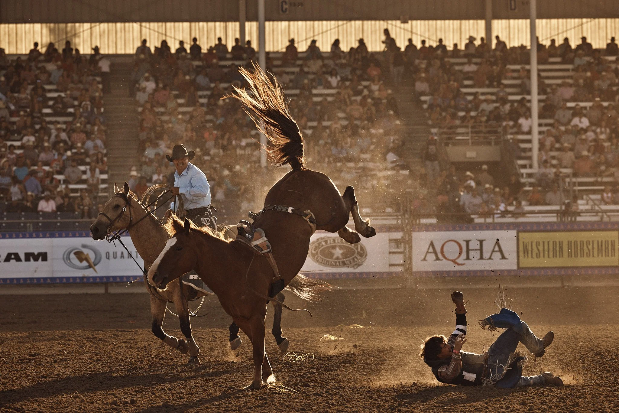 Quanta trades recruitment campaign at the National High School Finals Rodeo in Gillette, Wyoming, commercial photography by Dag Larson, Denver, Colorado photographer