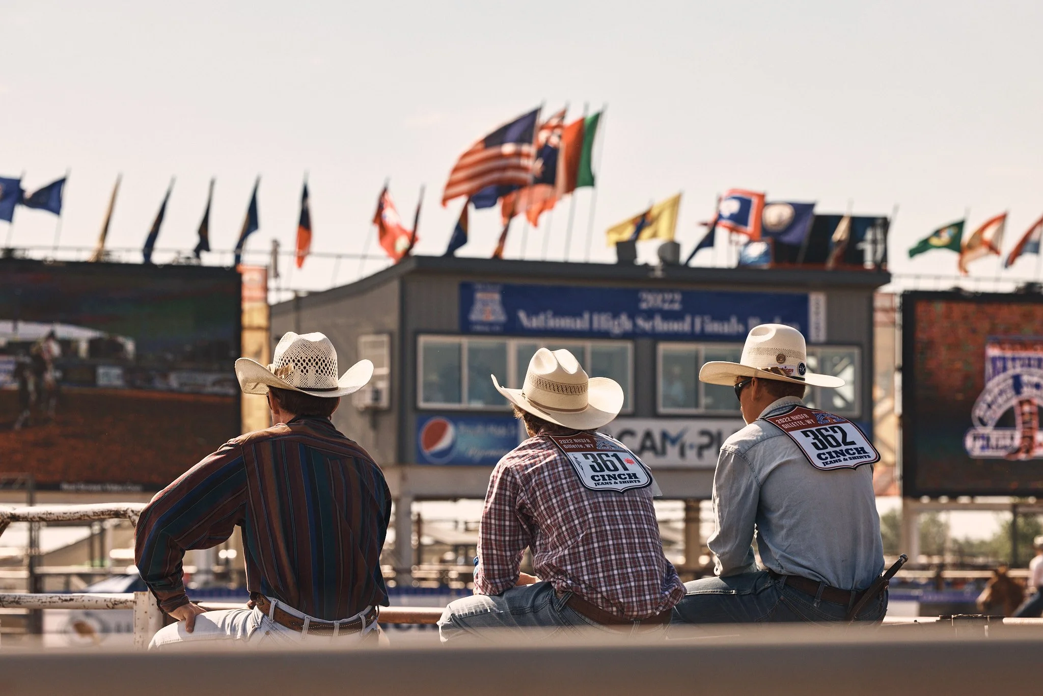 Quanta trades recruitment campaign at the National High School Finals Rodeo in Gillette, Wyoming, commercial photography by Dag Larson, Denver, Colorado photographer