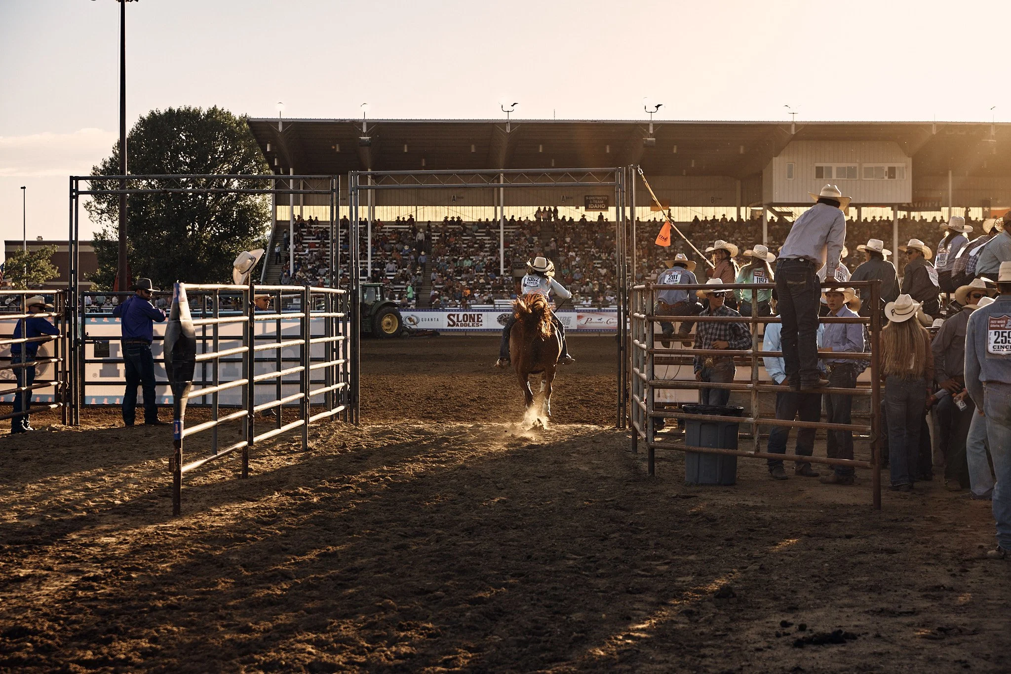 Quanta trades recruitment campaign at the National High School Finals Rodeo in Gillette, Wyoming, commercial photography by Dag Larson, Denver, Colorado photographer