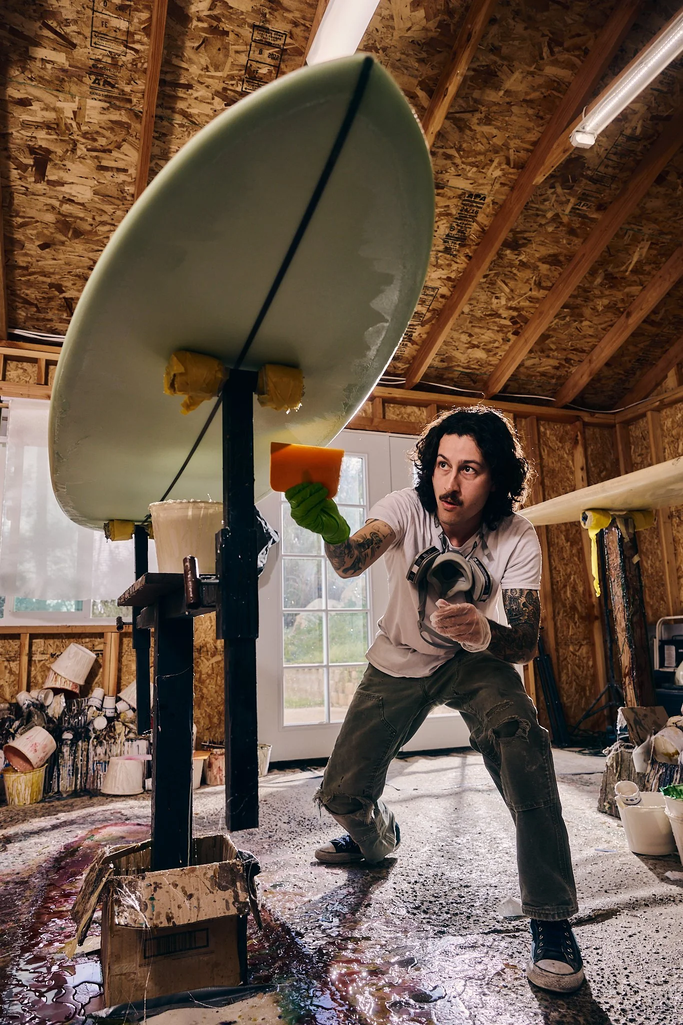 LMNT campaign with surfboards, commercial photography by Dag Larson, Denver, Colorado photographer