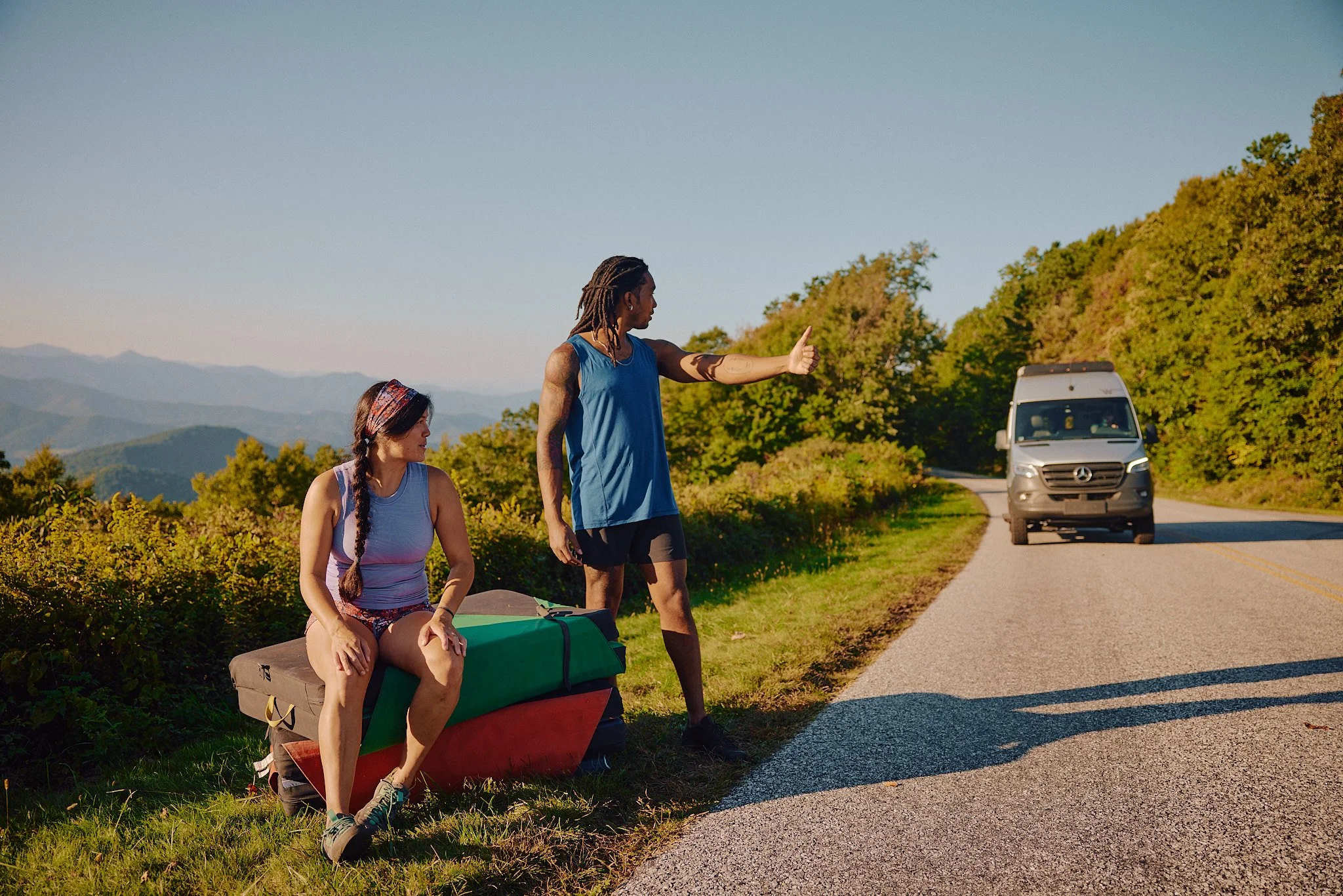 Smartwool Spring 2023 campaign in Asheville, North Carolina, photography by Dag Larson, Denver, Colorado commercial photographer