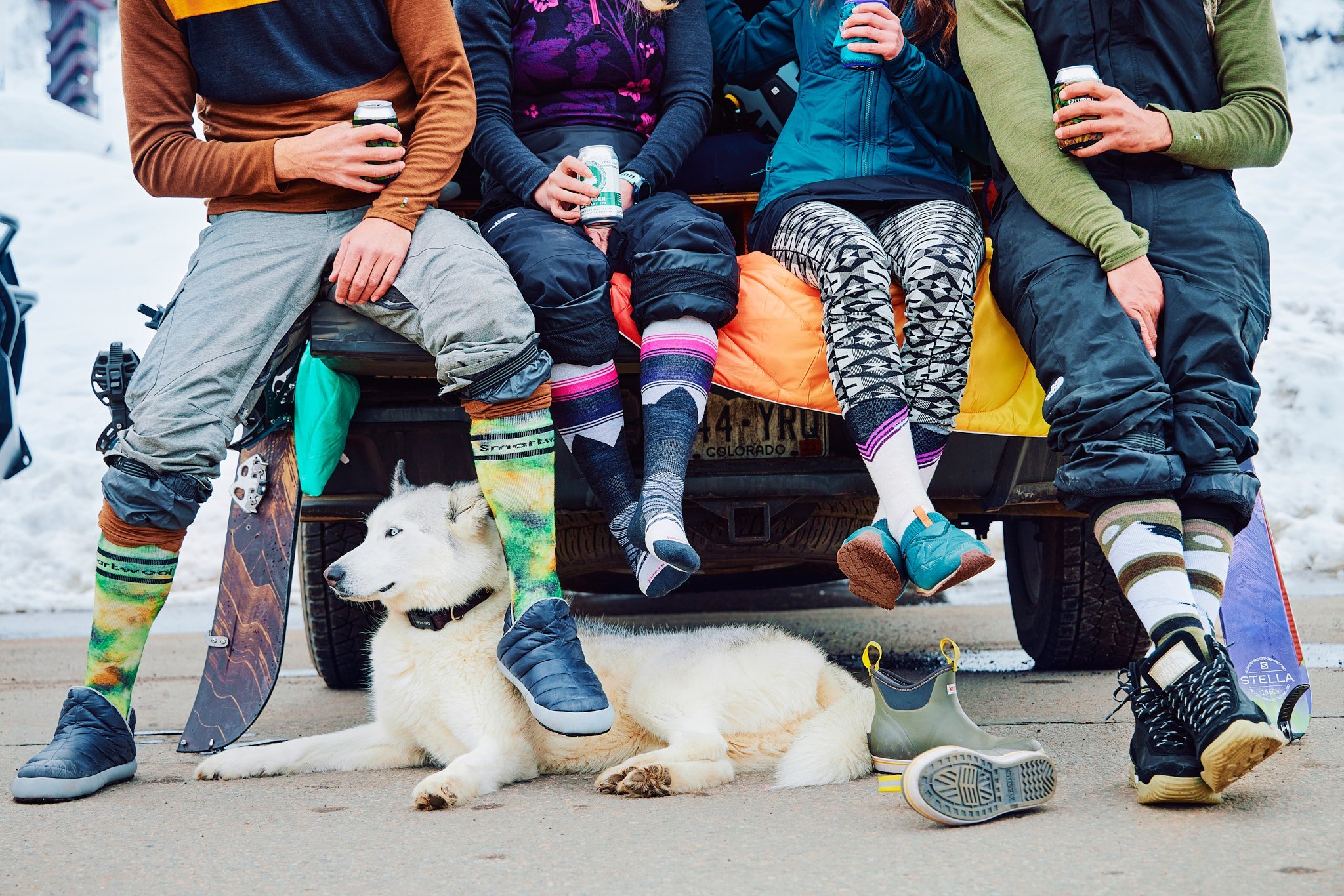Smartwool Fall 2023 campaign in Steamboat Springs, Colorado, commercial photography by Dag Larson, Denver, Colorado photographer