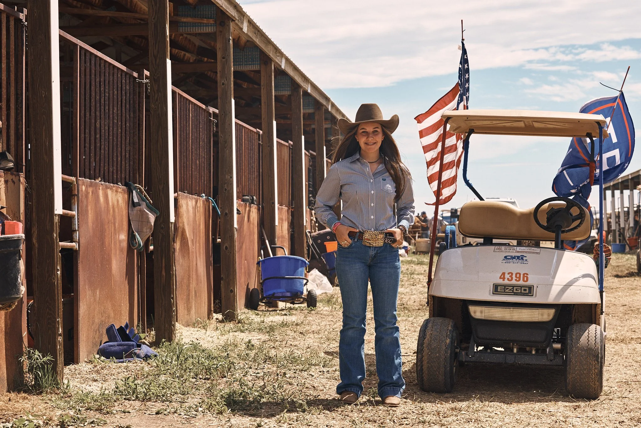 Quanta trades recruitment campaign at the National High School Finals Rodeo in Gillette, Wyoming, commercial photography by Dag Larson, Denver, Colorado photographer