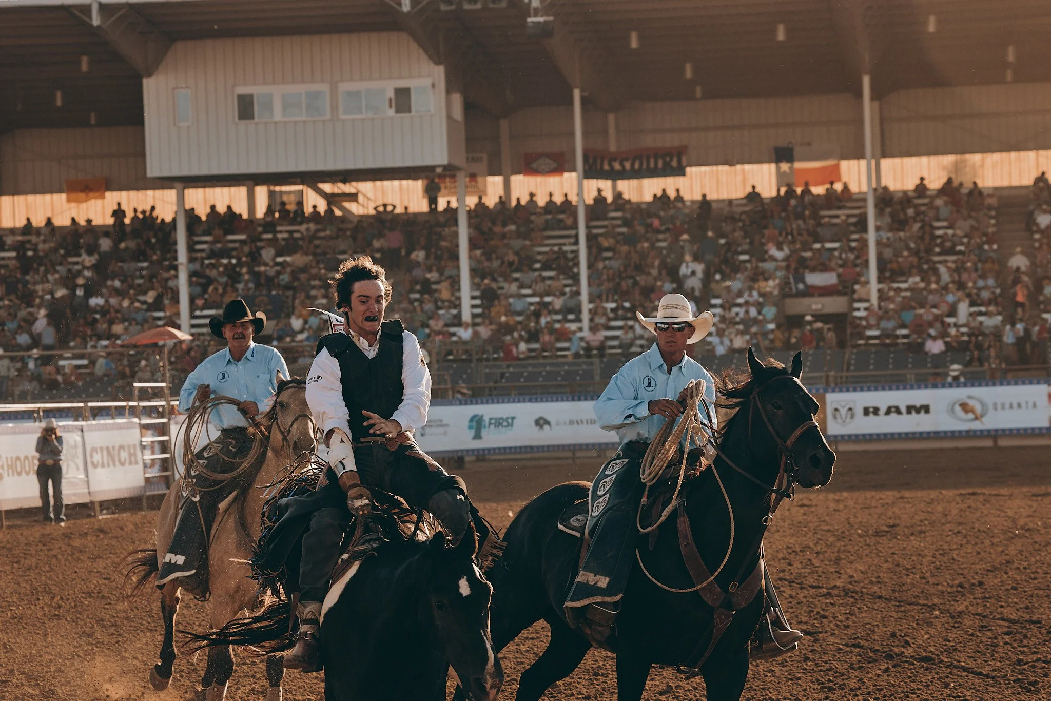 Quanta trades recruitment campaign at the National High School Finals Rodeo in Gillette, Wyoming, commercial photography by Dag Larson, Denver, Colorado photographer