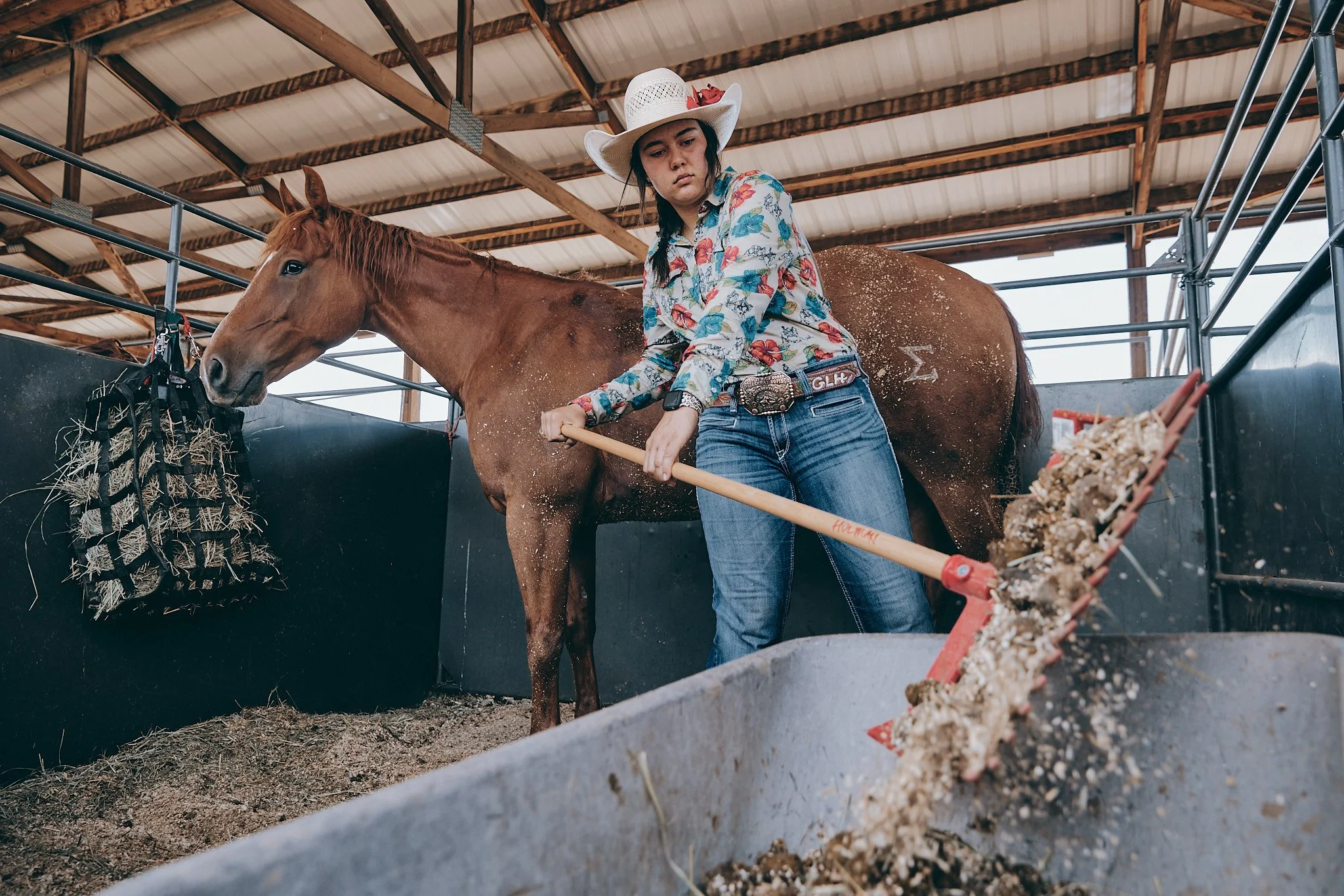 Quanta trades recruitment campaign at the National High School Finals Rodeo in Gillette, Wyoming, commercial photography by Dag Larson, Denver, Colorado photographer
