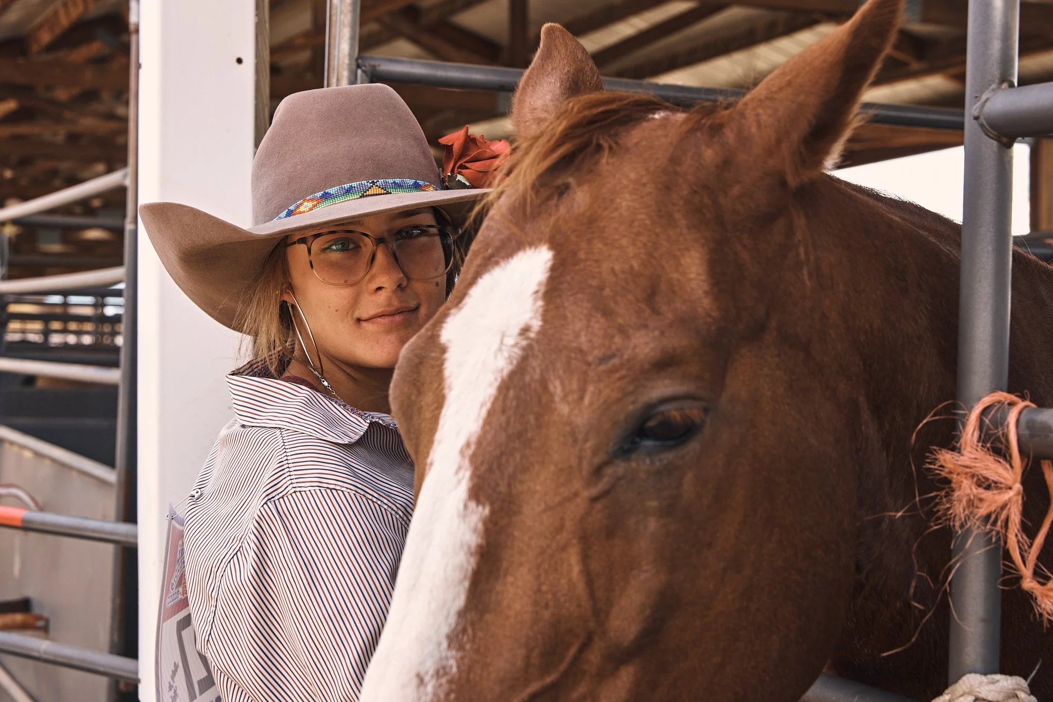 Quanta trades recruitment campaign at the National High School Finals Rodeo in Gillette, Wyoming, commercial photography by Dag Larson, Denver, Colorado photographer