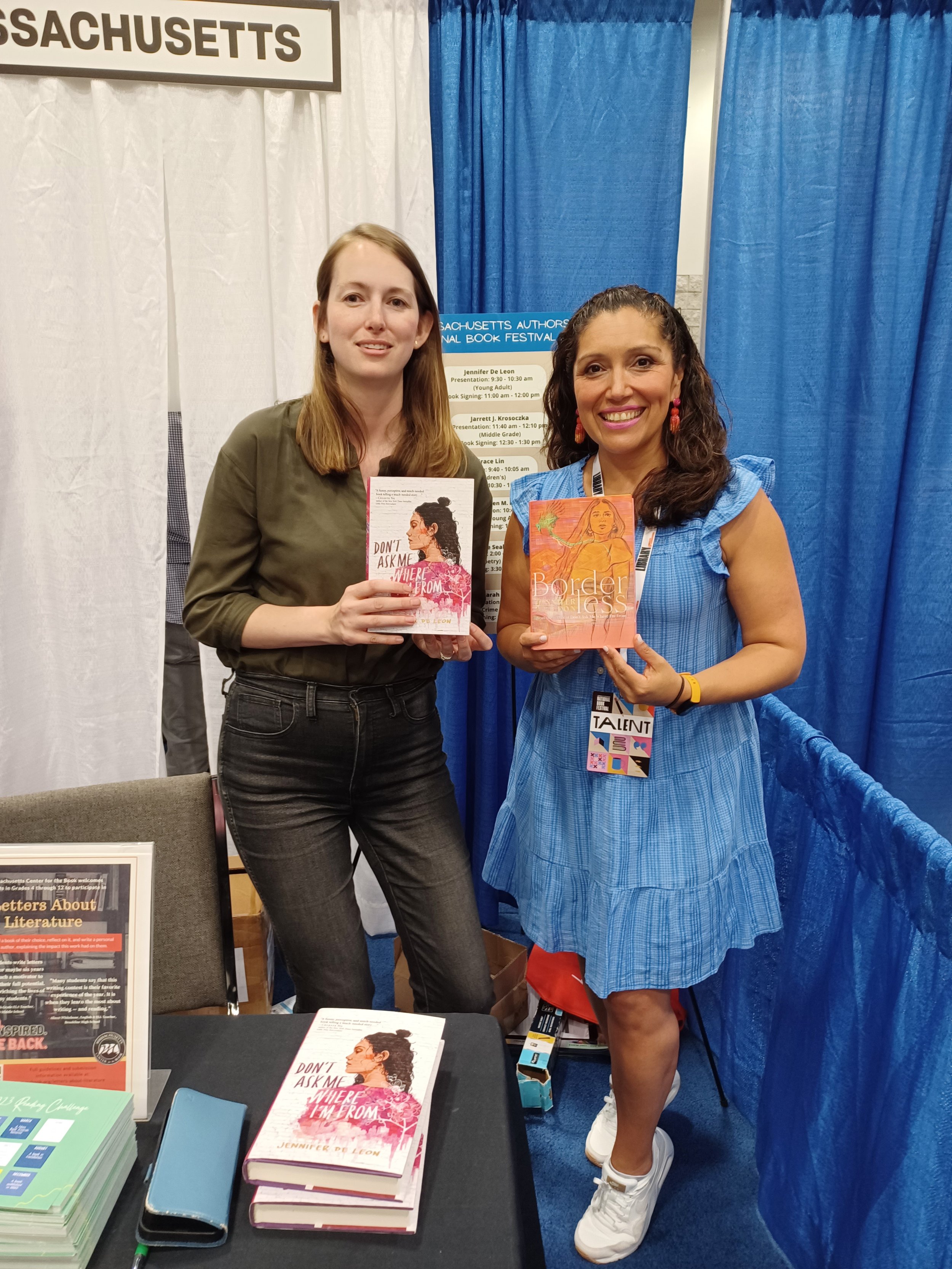 Author Jennifer De Leon and MCB director, Courtney Andree