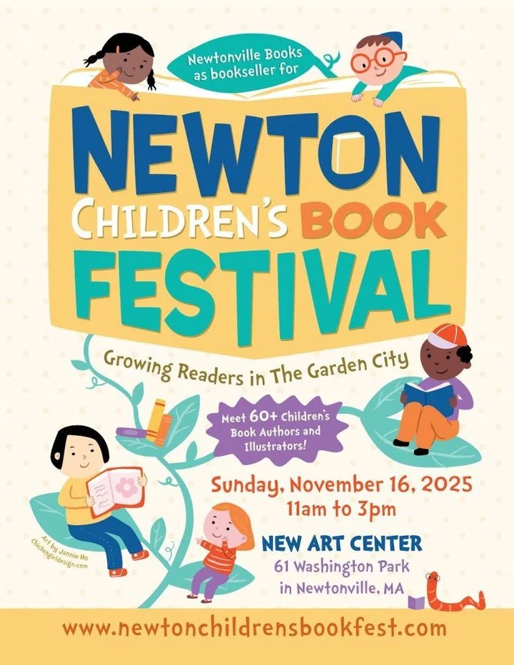 We are proud sponsors of the 2nd annual Newton Children's Book Festival! Don't miss this amazing event with over 60 Children's Book Authors and Illustrators! https://newtonchildrensbookfest.com/details/