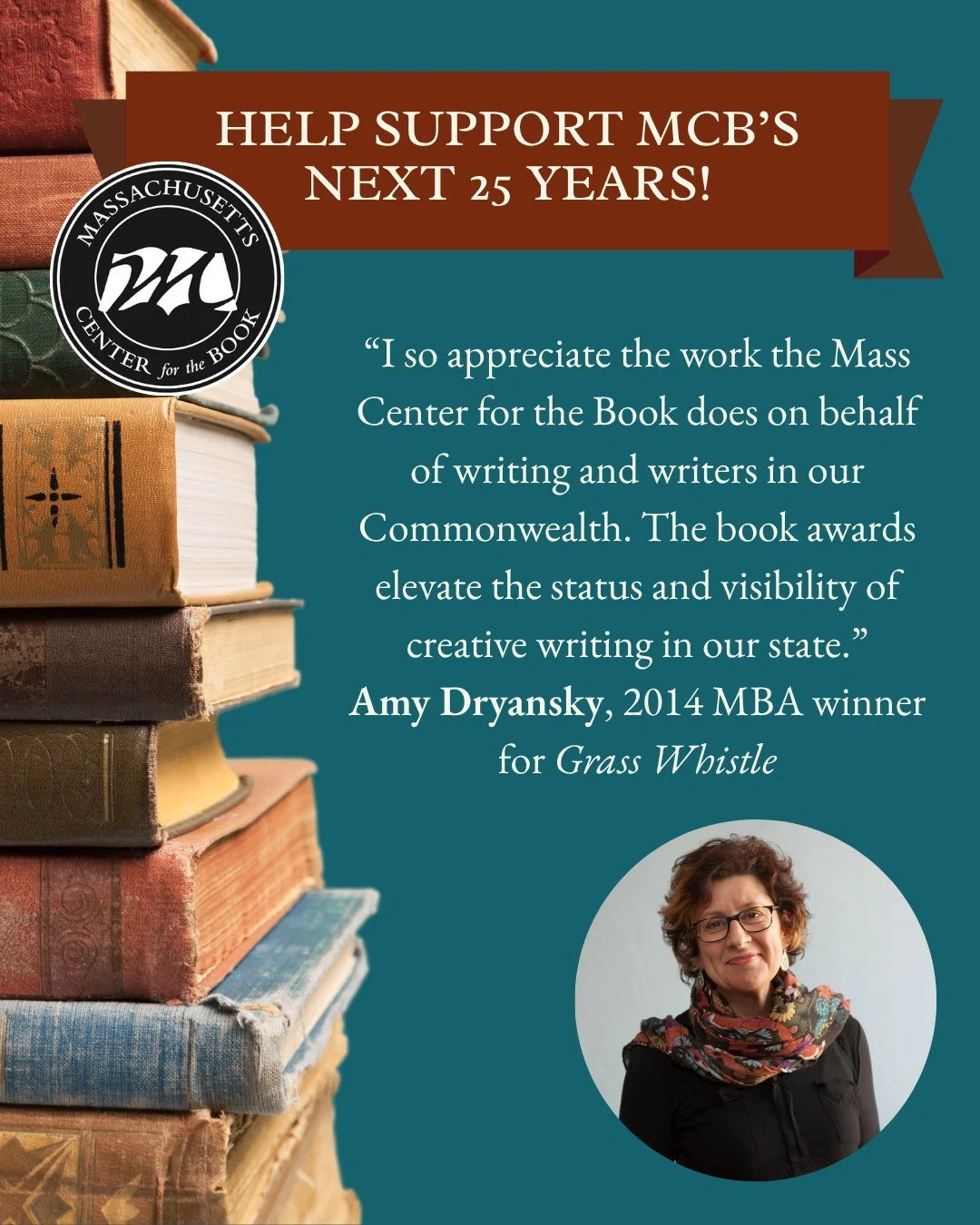 Your continued support makes our work possible. As we look ahead to the next twenty-five years, your donations will help us sustain core programs, develop new literacy initiatives, host thought-provoking author programs and community conversations, a