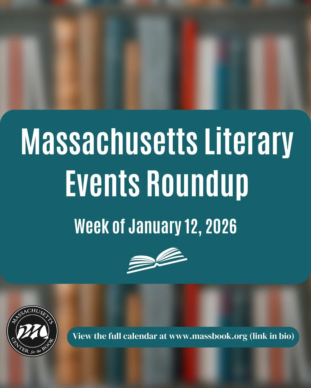 Welcome to your weekly MA literary events roundup! More info at massbook.org/ma-literary-events

Jan. 12th- Virtual discussion with author Heather B. Moore (@authorhbmoore) about her recent release, "Julia," with Ashland Public Library (@as